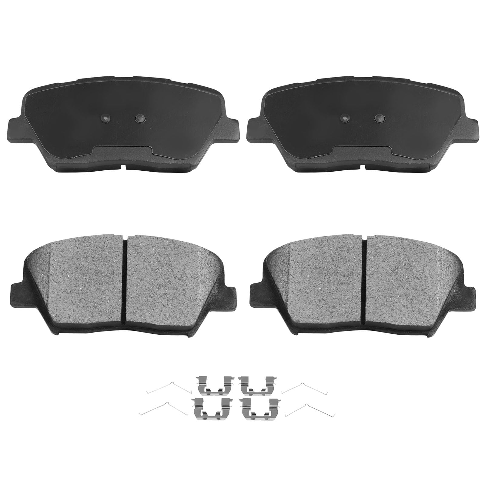 Automuto 4Pcs Front Ceramic Disc Brake Pads Set D1815 For Hyundai Santa Fe Sport 2017-2018,For Kia Sorento 2016-2020
