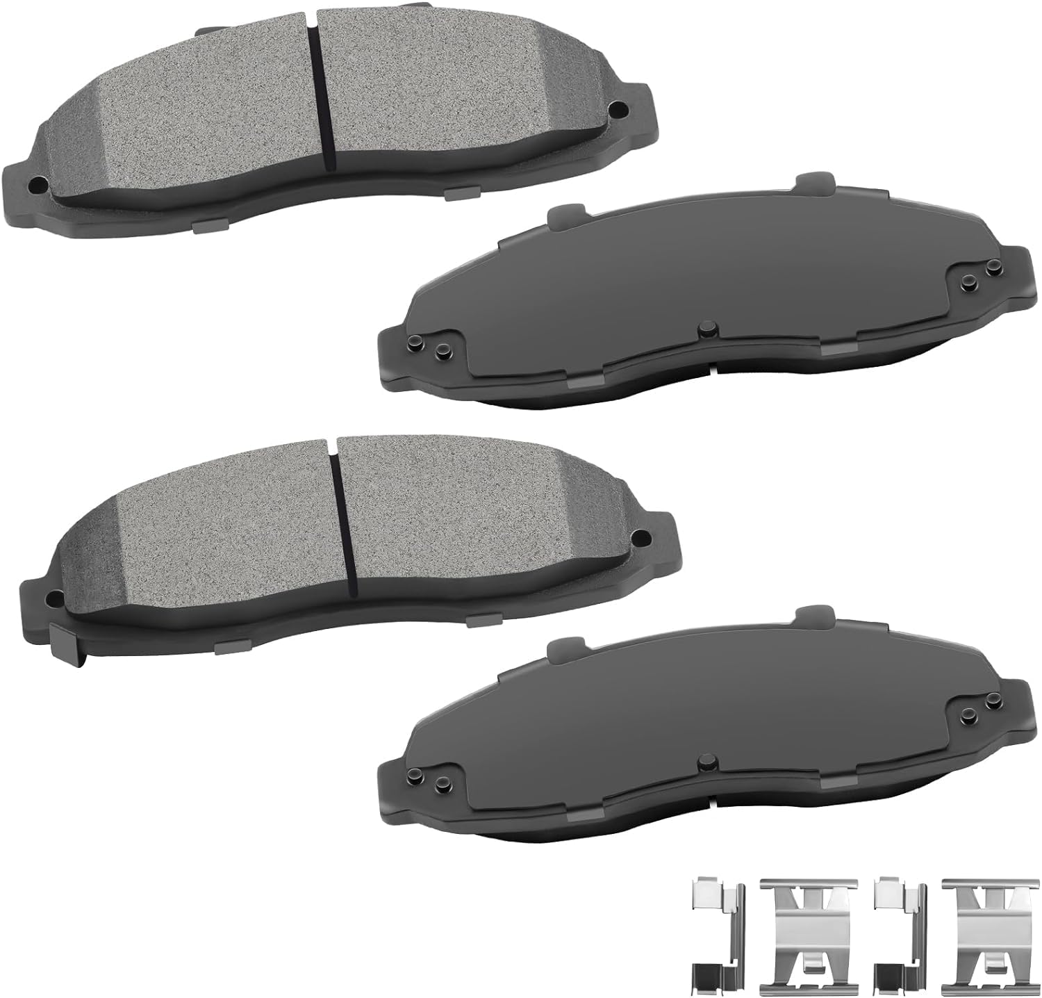 Cciyu D679 4Pcs Front Ceramic Brake Pads Kits 1999-2006 For Dodge,1997-2003 For Ford,1998-2002 For Lincoln