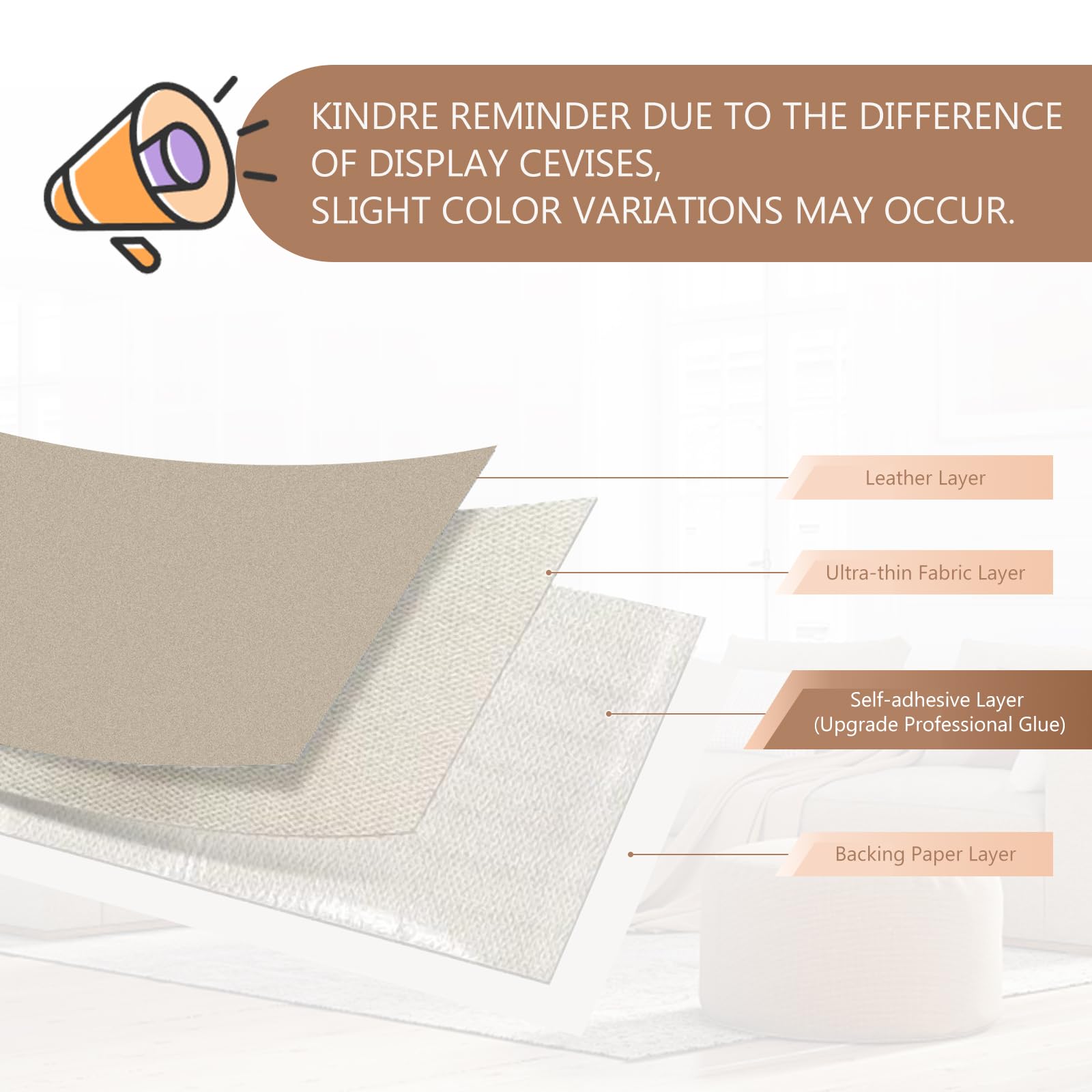 Oaz Self Adhesive Leather Repair Tape, 16X31.5 Inch Leather Repair Patch For Furniture, Leather Repair Kit For Car Seats, Couch,