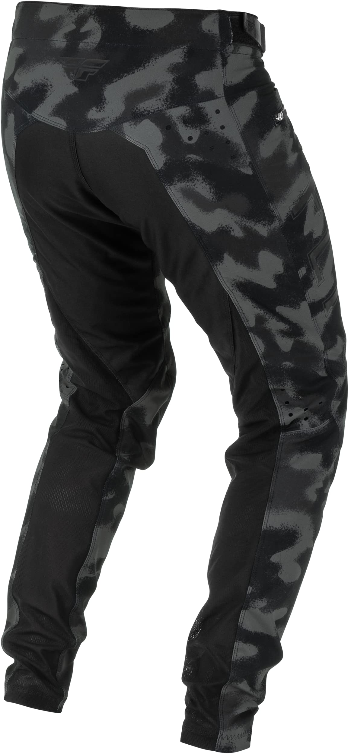 Fly Racing 2022 Youth Radium S.E. Tactic Bicycle Pants (Black/Grey Camo, 24)
