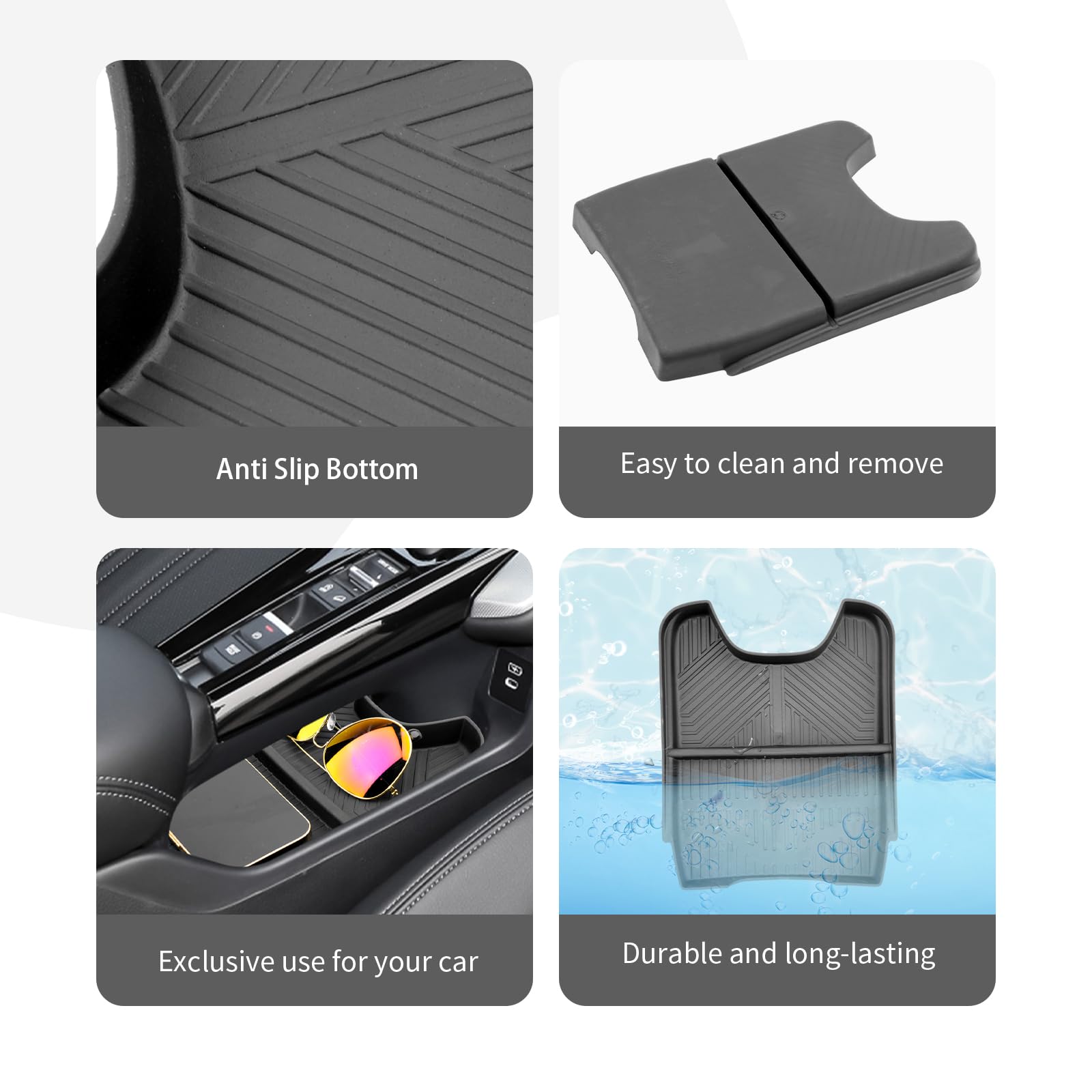 Cdefg 2023 2024 2025 Hr-V Center Console Organizer Tray For 2023-2025 Honda Hr-V Lower Console Tray Storage Box Floor Tray Sungl