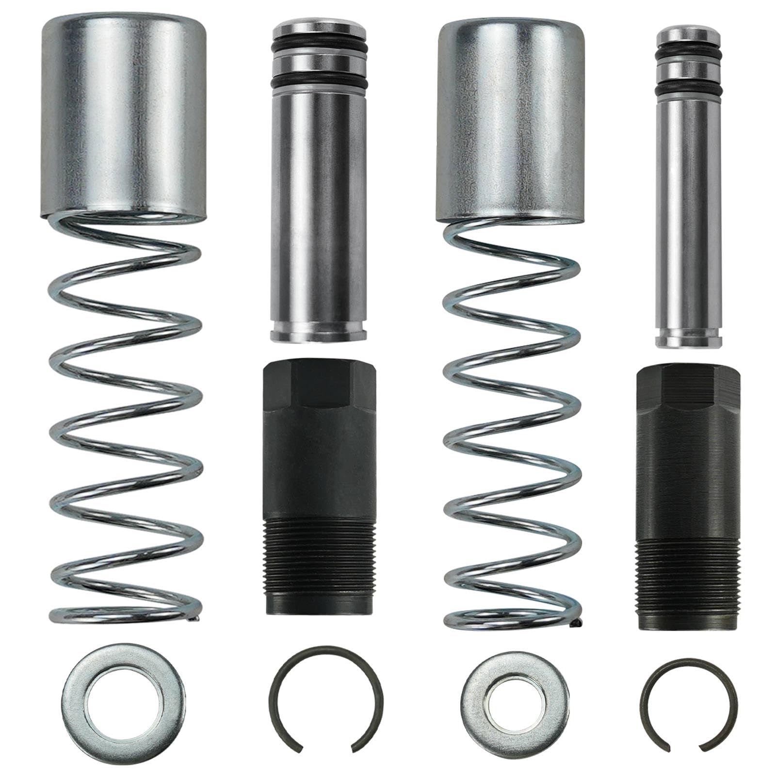Floor Jack Replacement Parts for 3 Ton Hydraulic with Dual Pump Low Side Bigger & Smaller Pump Piston Plunger Kit for Pitts-Burg