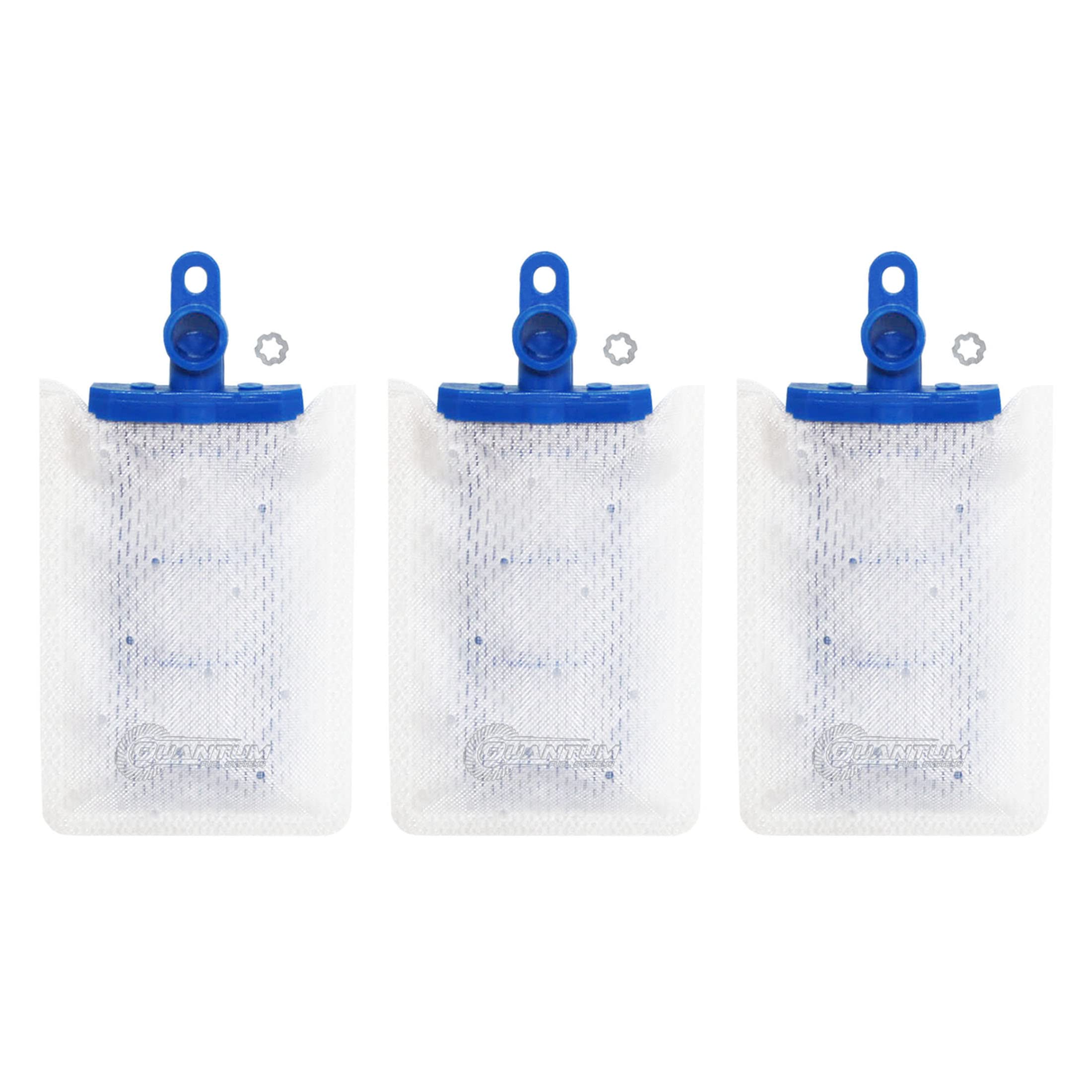 QFS Strainer Replacement Set QTY 3 for (2011-2022) Polaris RZR 4, RZR 4 Jagged X, RZR 570, RZR 64 XP4 1000 MD, RZR 800, 2204852,