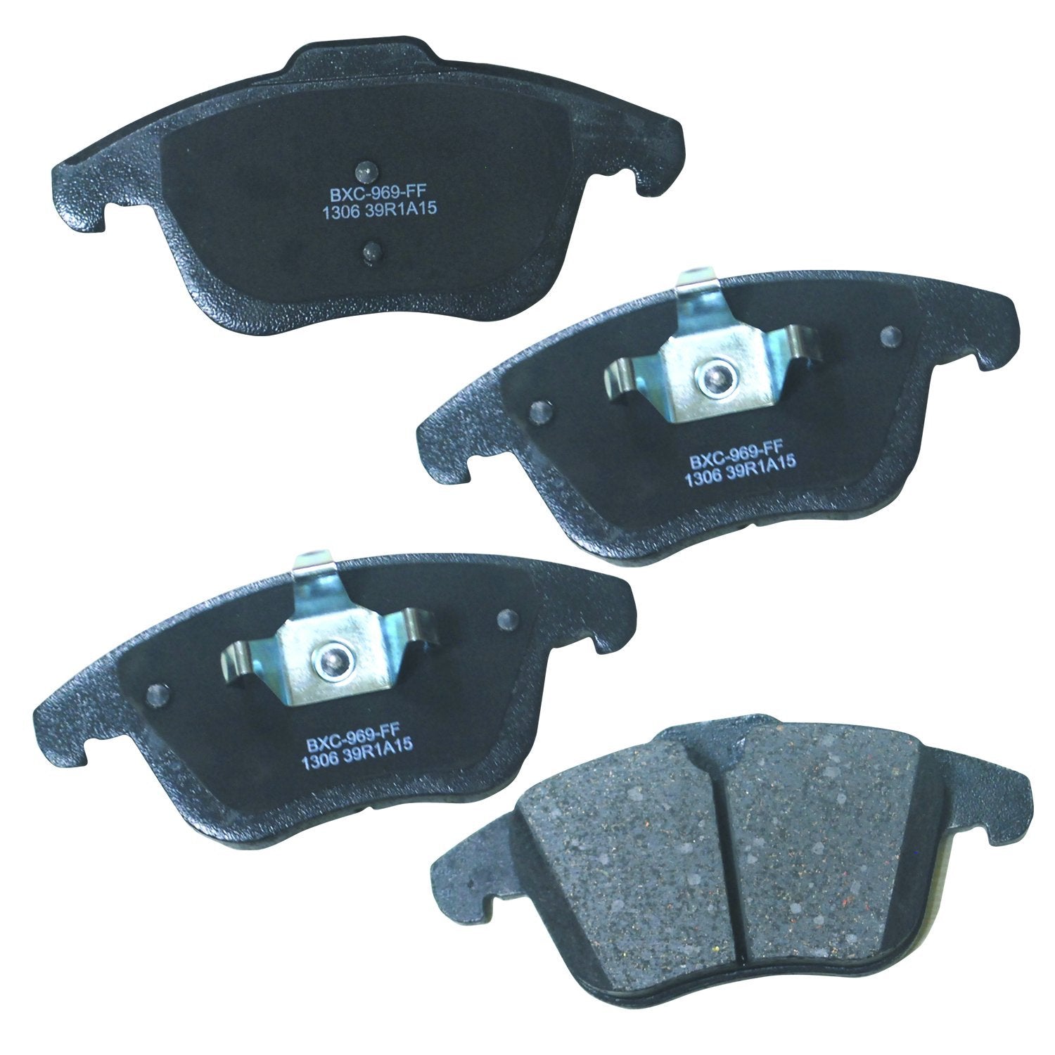 Bendix Premium Sbc1306 Ceramic Front Brake Pads For Select Models Jaguar Xe, Land Rover Lr2, Range Evoque, Mg Gt, Volvo S60, S80