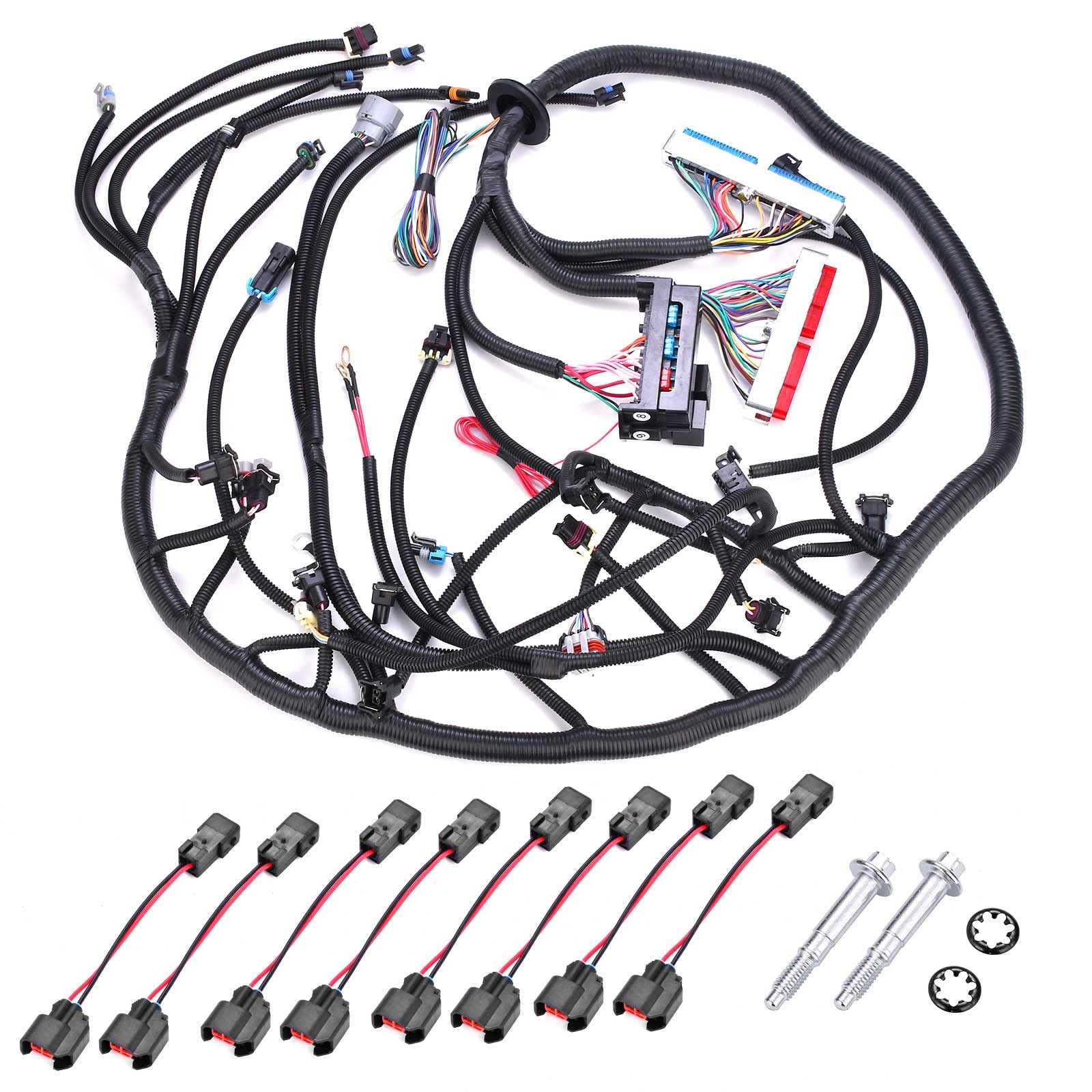 4L60E Engine Wiring Harness LS Swap Standalone Wire Compatible with GM DBC LS1 4.8L 5.3L 6.0L Vortec Engines 1997-2006. W/4L60E 