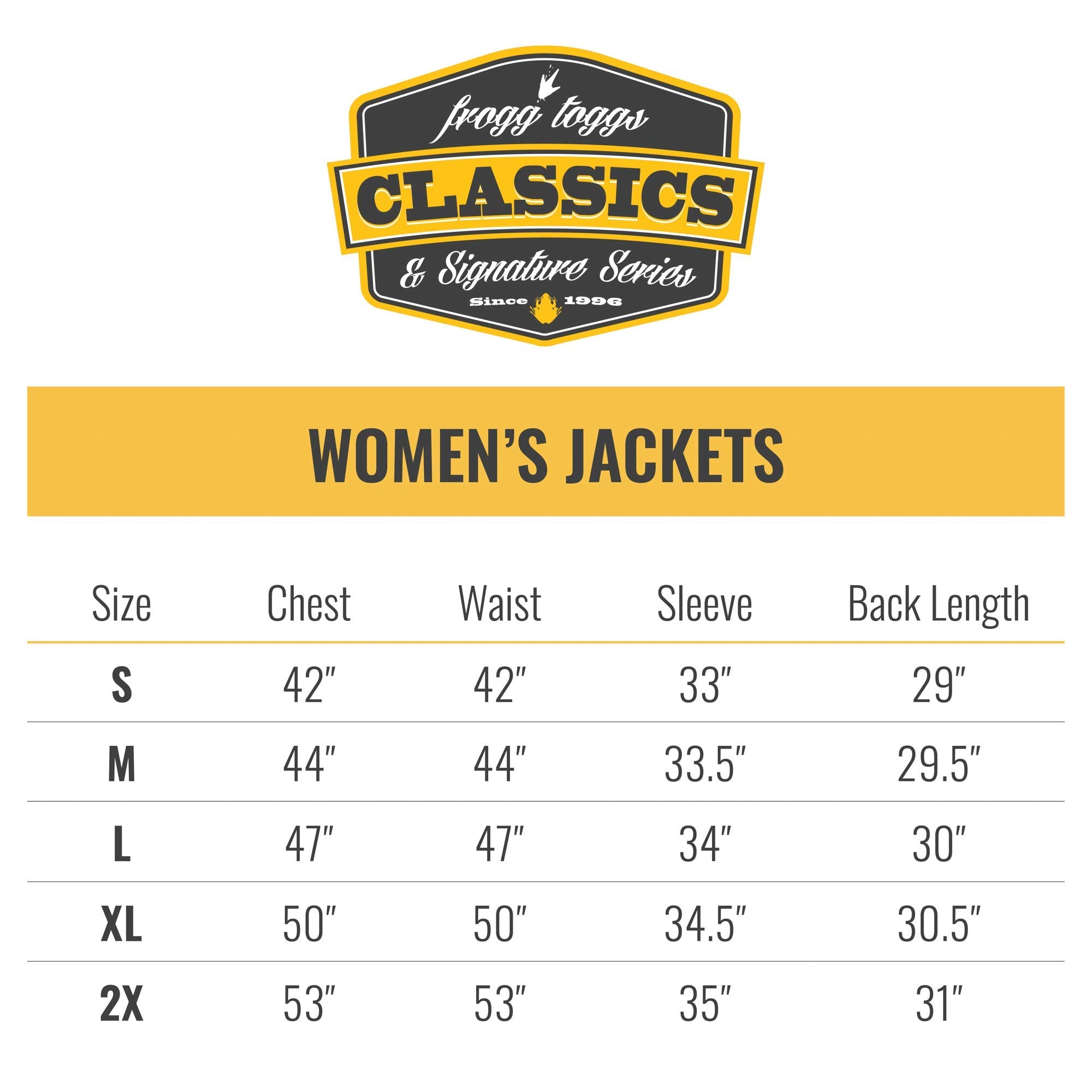 Frogg Toggs Women'S Standard Classic Pro Action Waterproof Rain Jacket, Black, Large
