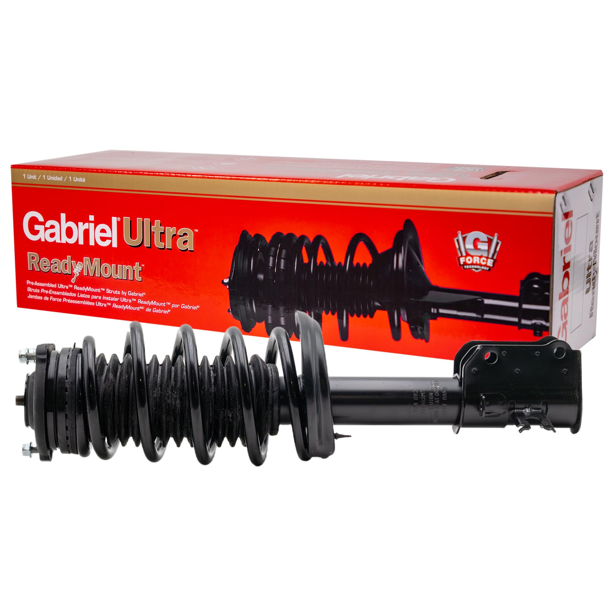 Gabriel G57852 Ultra Readymount Front Left Complete Strut Assembly For 15-21 Ram Promaster City (1 Pack)