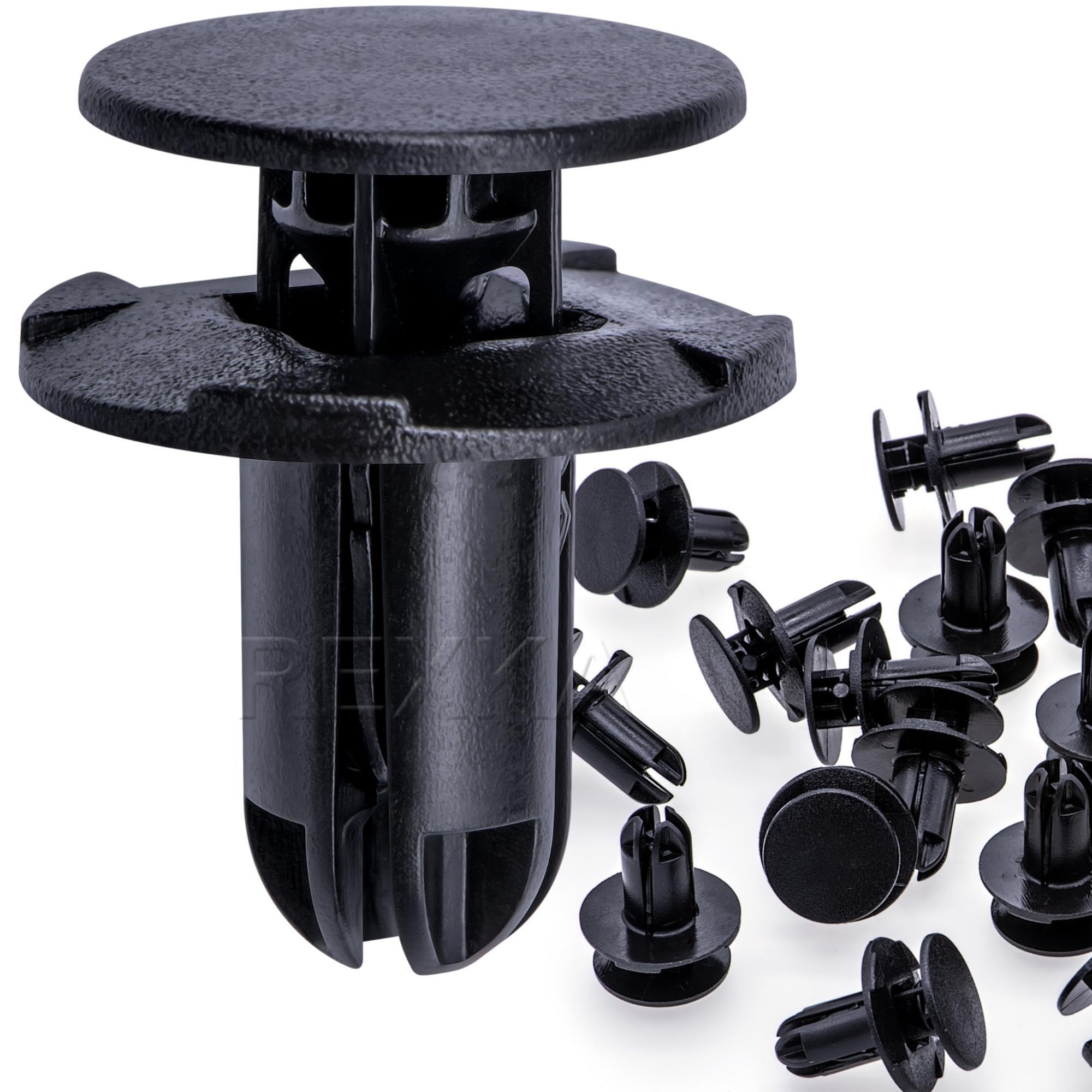 Rexka 25Pcs Fender Liner Push-Type Retainer Clip Fastener Compatible With Hyundai Kia 86595-2T500 Accent,Azera,Elantra,Equus,Gen