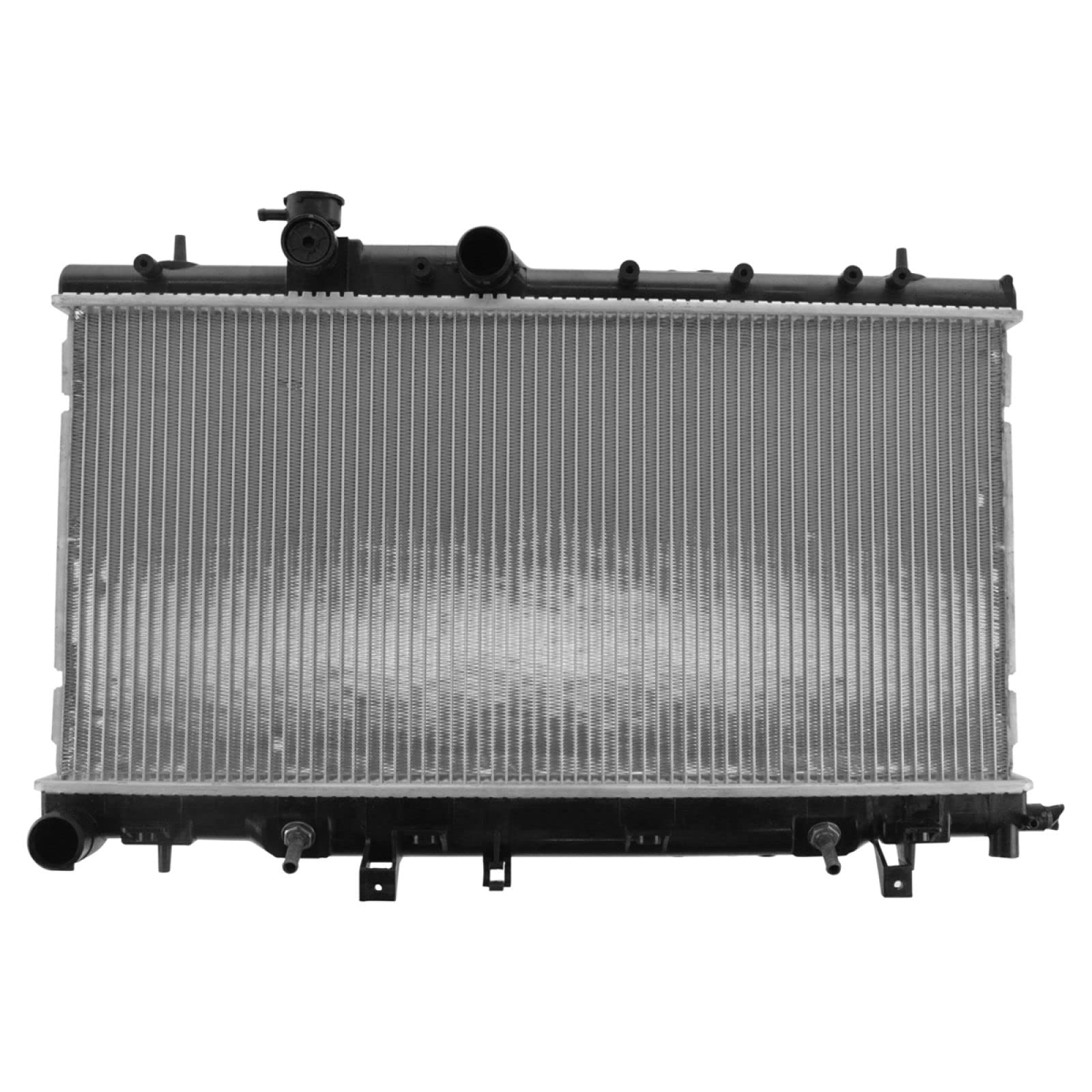 Trq Radiator Assembly Aluminum Core Compatible With 02-07 Subaru Impreza Cu2464 Su3010140