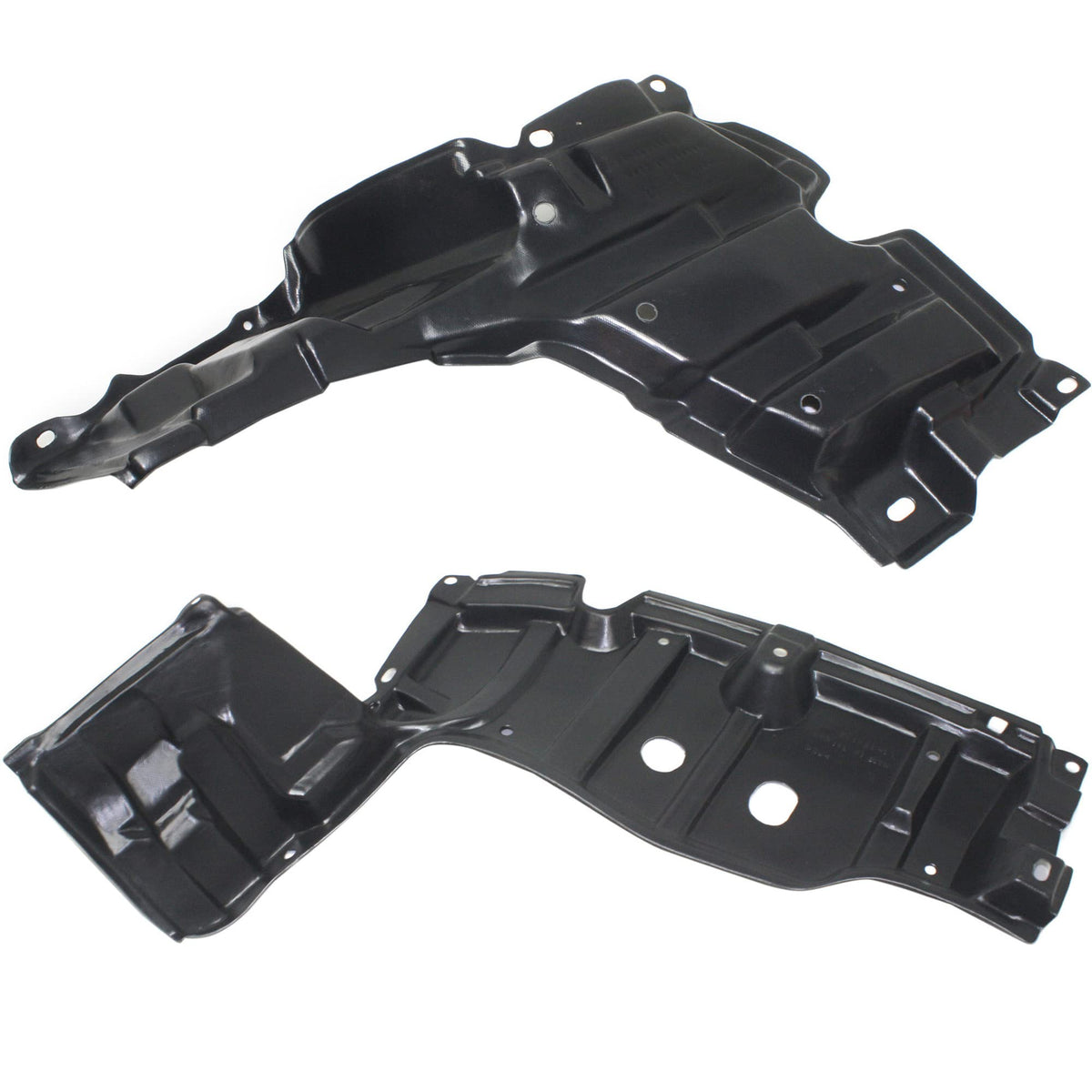 Garage-Pro Engine Splash Shield Set of 2 Compatible with 2014-2019 Toyota Yaris Driver and Passenger Side