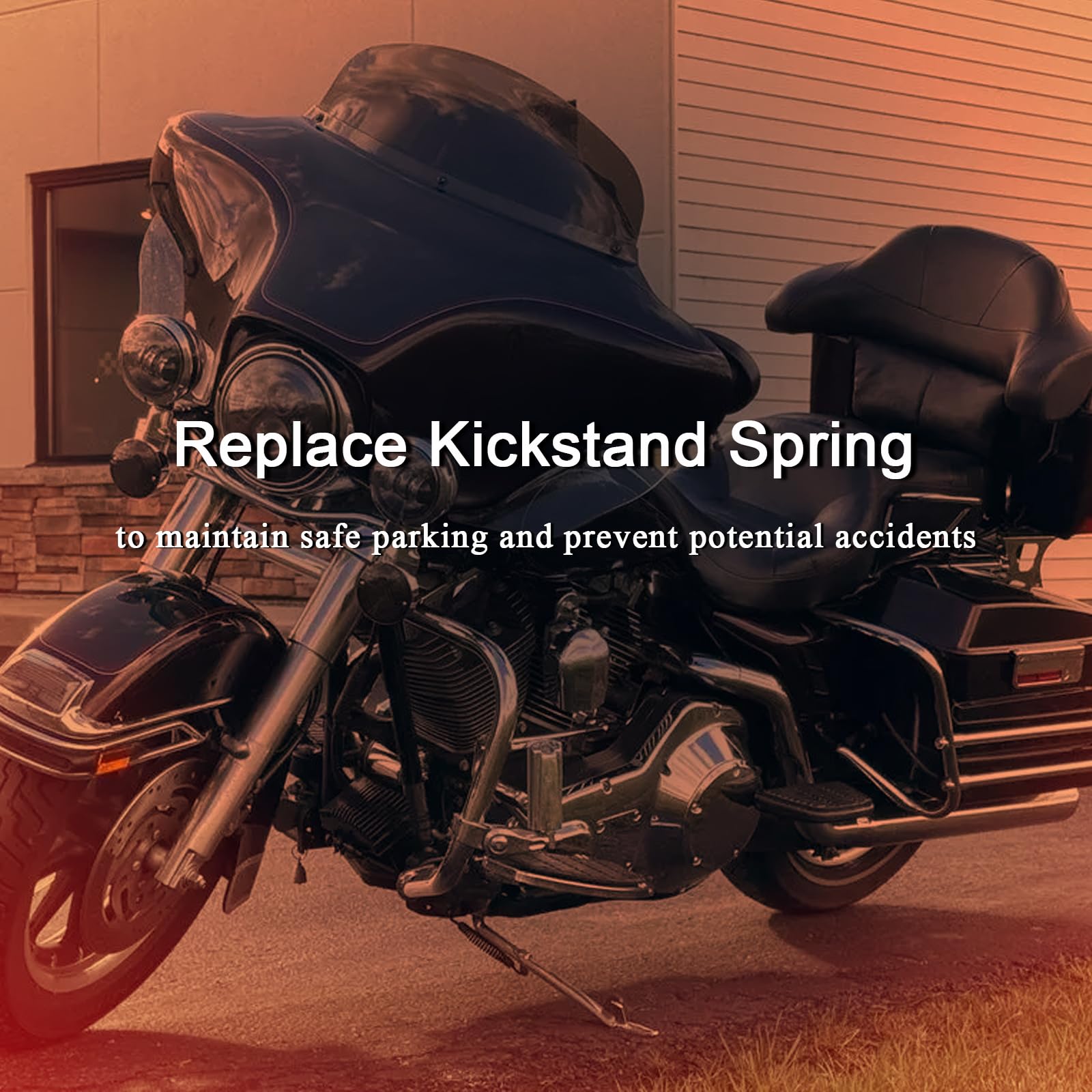 FOVPLUE Kickstand Spring, Jiffy Stand spring for Harley Touring 1999-2006,for Road Glide Road King Street Glide Electra Glide FL