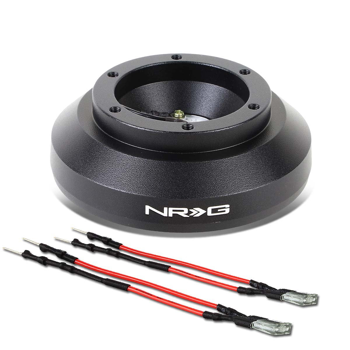 NRG Innovations NRGSRK178H Racing Style Steering Wheel Quick Release Short Hub Adapter, 6 X 70mm Bolt Pattern, Black Body