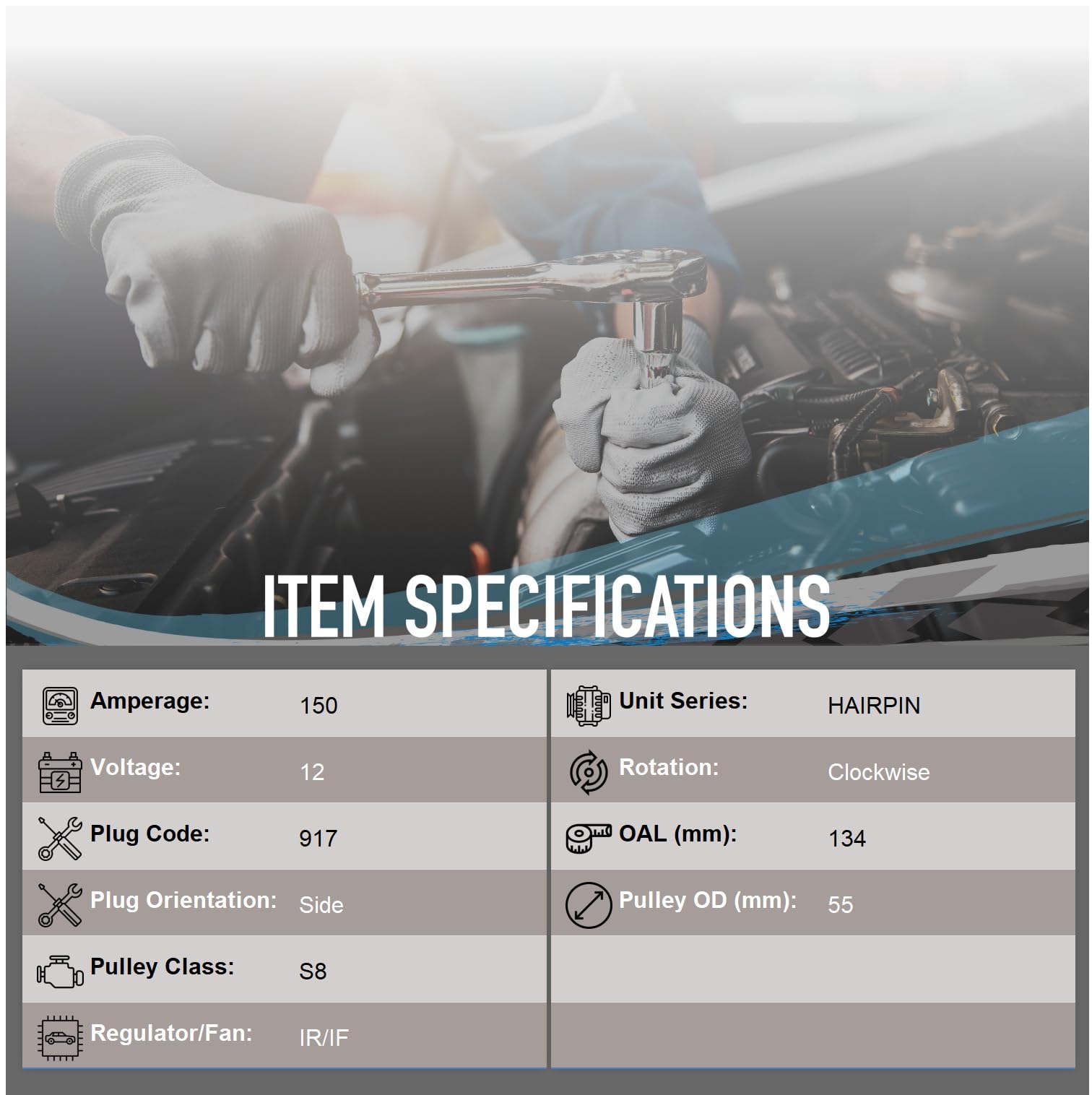 OEG Parts New Alternator Compatible With Toyota Tundra V8 5.7L 2007-2019 & 4.6L 2010-2019, Sequoia 5.7L 2008-2019 & 4.6L 2010-20