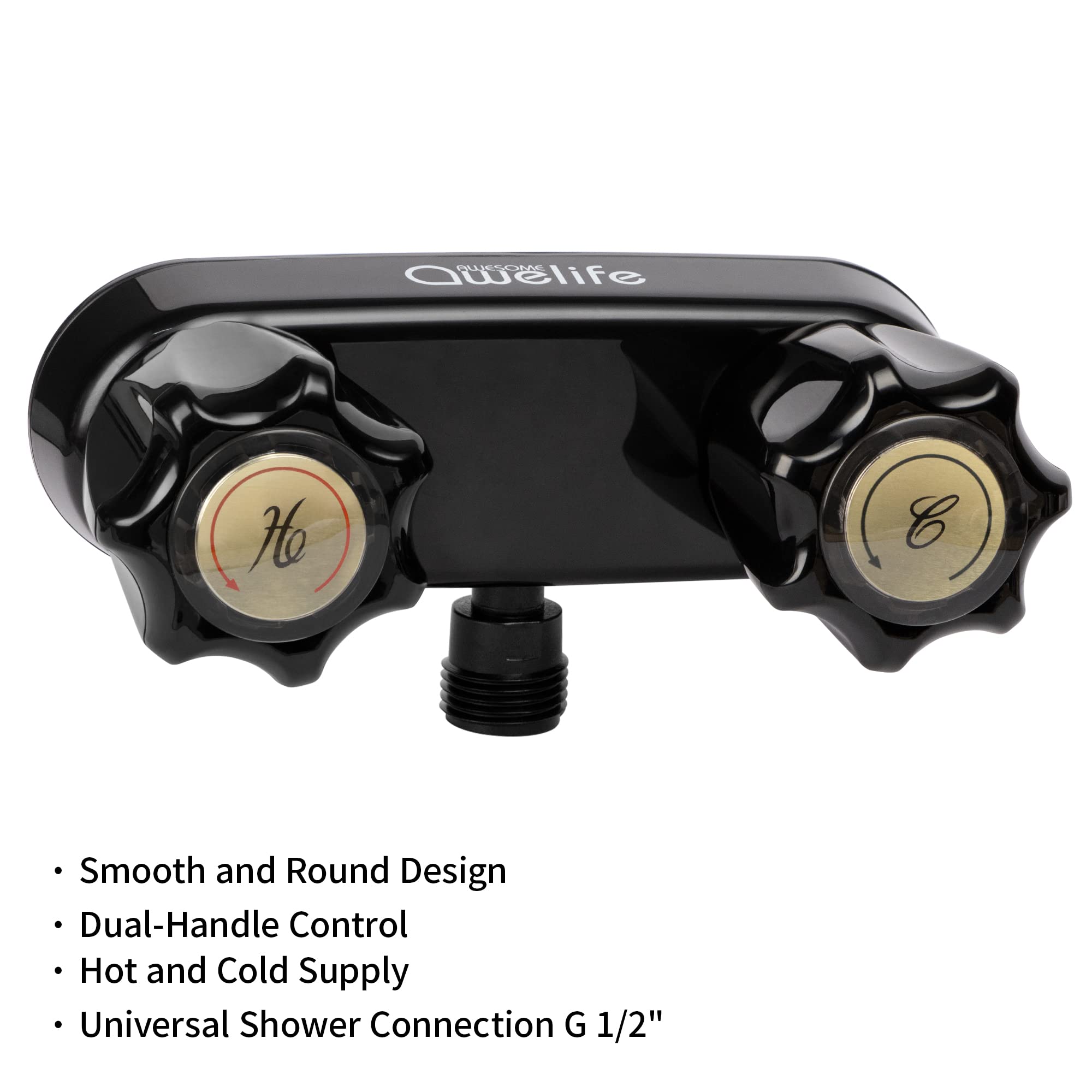 Rv Shower Faucet, Rv Camper Shower Faucet Replacement, 4    Shower Valve Diverter Assembly Kit, Bathroom Shower Mixing Valve Con