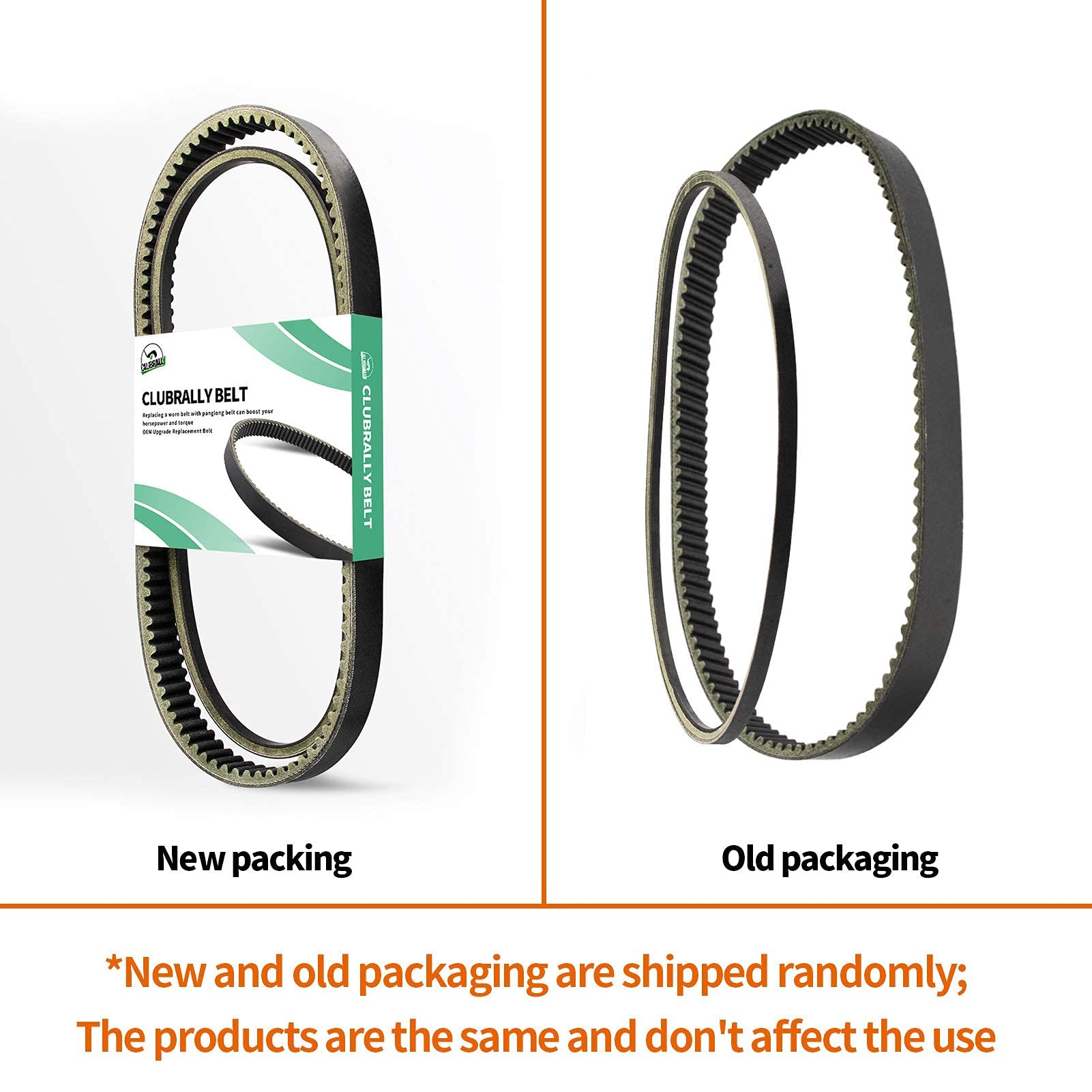 Clubrally Starter Generator/Drive Belt 4 Cycle Kit For Ezgo Txt Gas 1991-Up Golf Cart With 295/350Cc Robin Engines, Oem 72054G01 72024G01 72025G01 26414G01 630587 72054G01, 26414G01