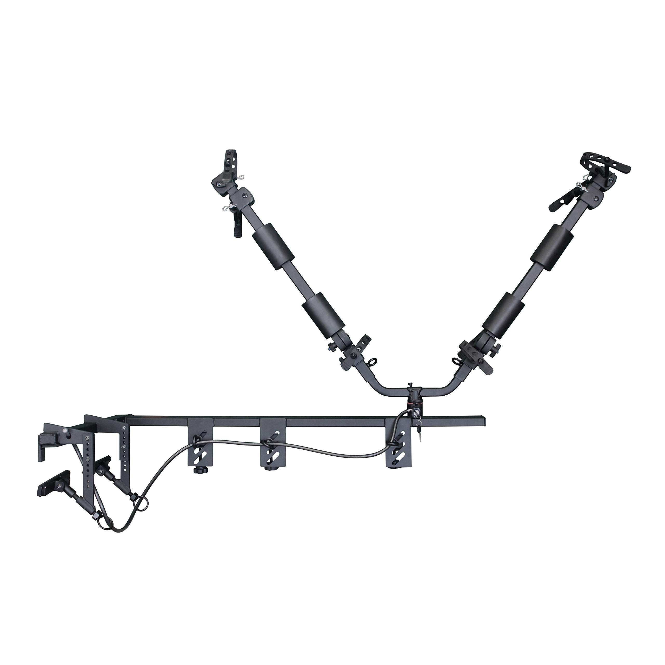 Let'S Go Aero Half Nelson 2-Bike Truck Bed Mount V-Rack Carrier