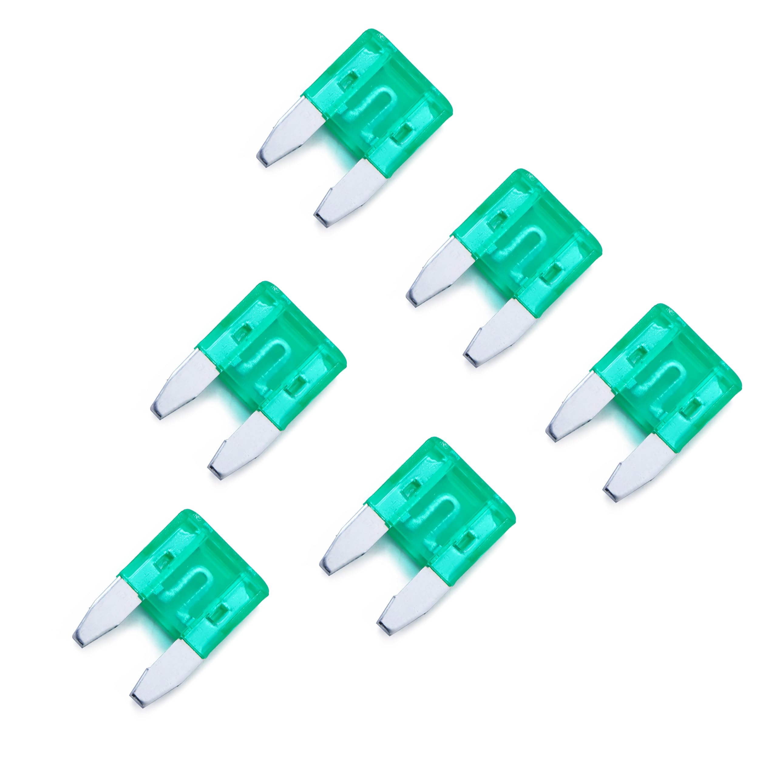 100 Pack Auto Fuses 30 Amp Apm/Atm 32V Mini Blade Style Fuses 30A Short Circuit Protection Car Fuse (30 Amp)