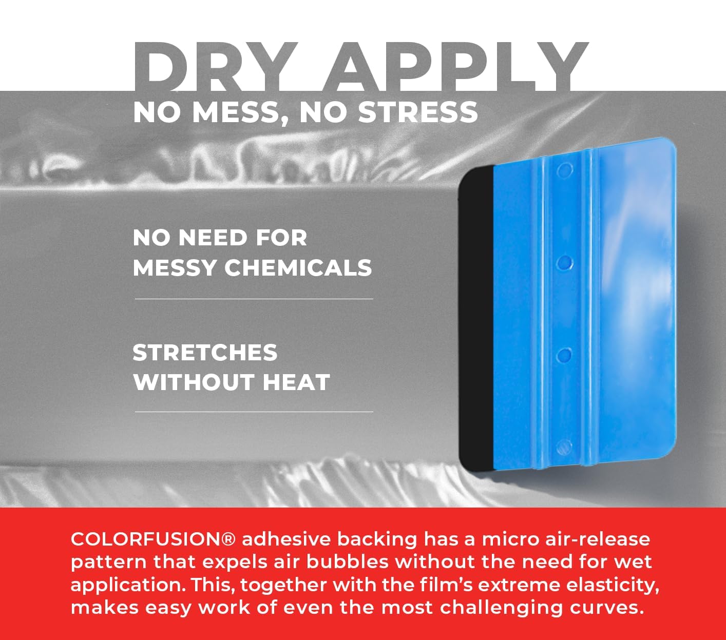 Colorfusion Ppf By Vvivid, Gunmetal Satin Metallic Dry Apply Ppf Vinyl Car Wrap Roll 20Ft X 5Ft