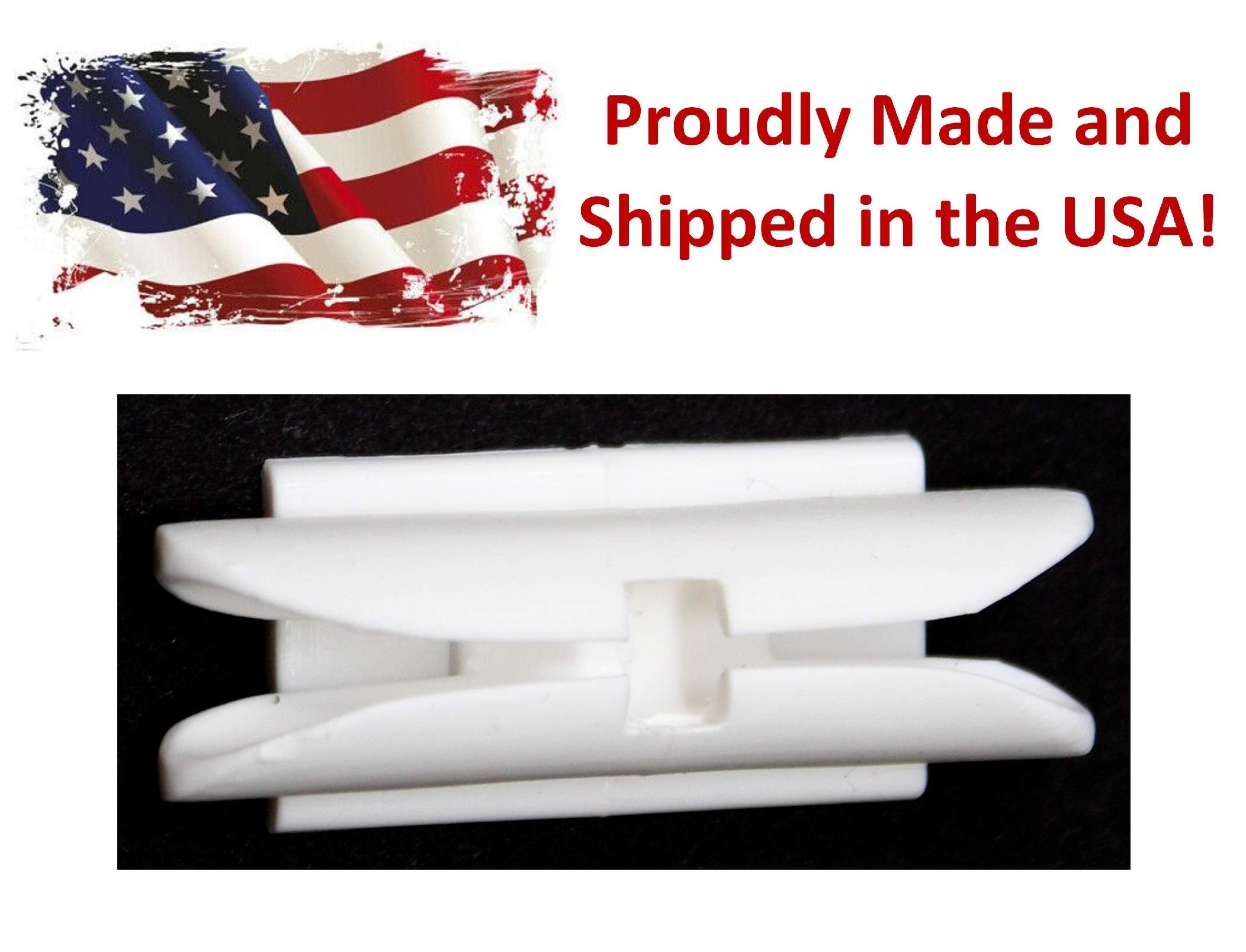 Jsp Manufacturing Aftermarket Headliner Bow Side Mounting Plastic Snap Clip Compatible With Gmk4012532682 4012532682 1967-1974 Gm A F X Body (6)