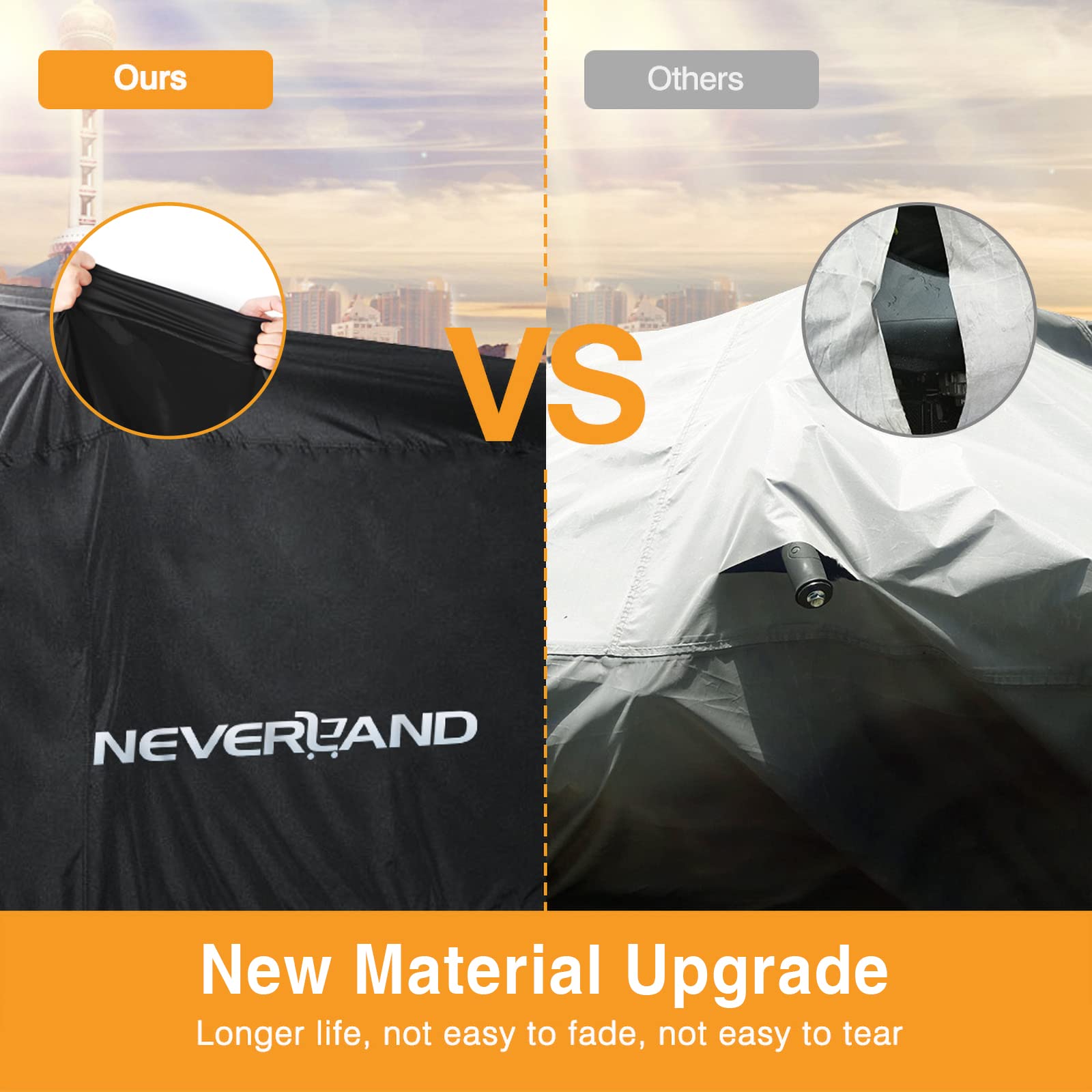 Neverland Atv Cover Waterproof Heavy Duty 4 Wheeler Cover Quad Cover All Season Weather Proof Outdoor Uv Protection For Polaris