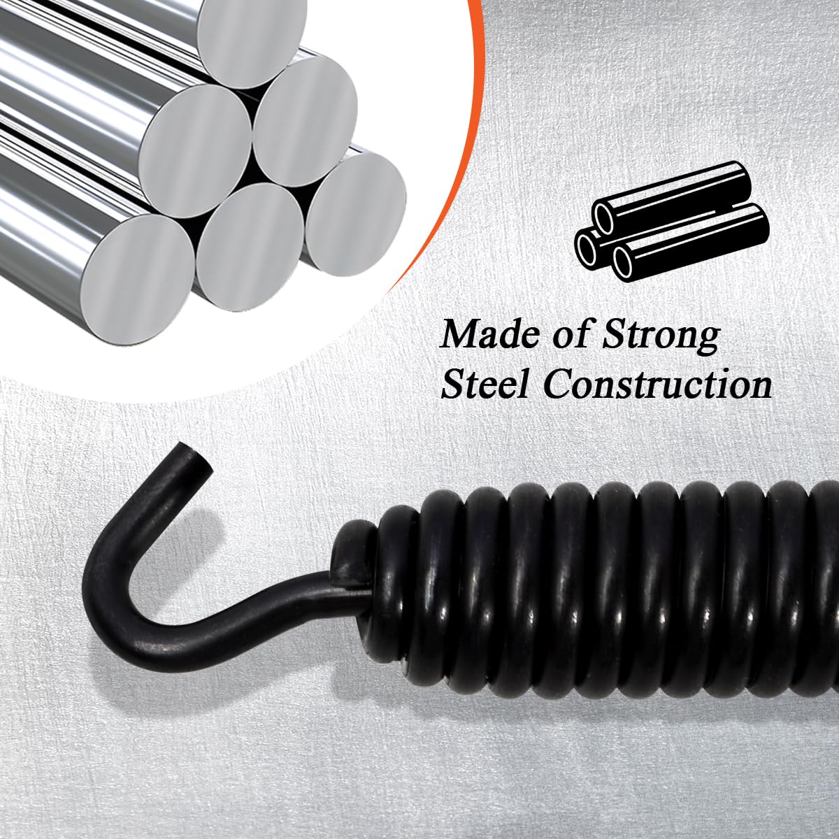 Fovplue Kickstand Spring, Jiffy Stand Spring For Harley Touring 2007-2023 And Softail 2007-2018, For Road Glide Road King Street Glide Electra Glide Tri Glide Ultra Limited, Black