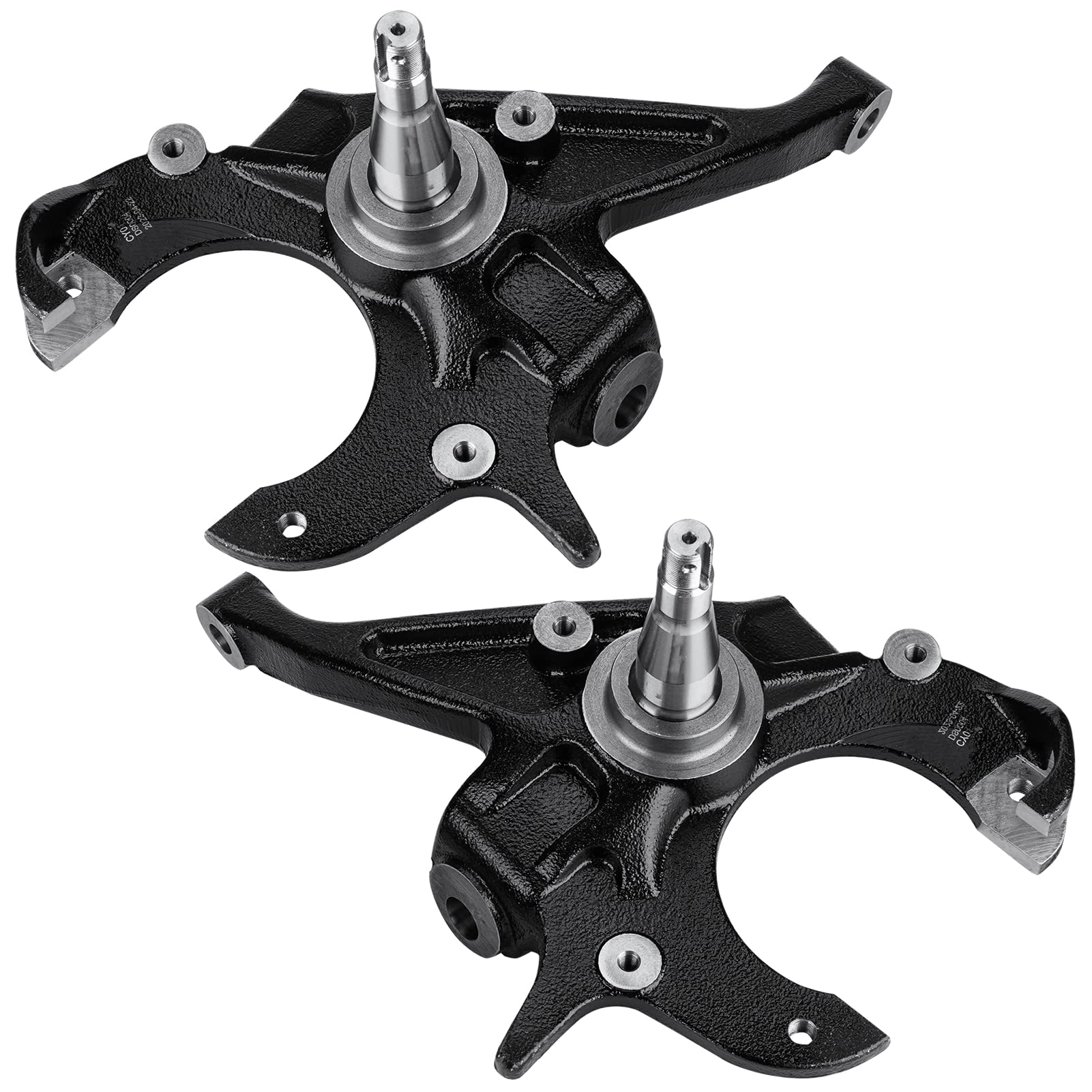 2'' Drop Lowering Spindles Steering Knuckle for Chevy S10 1982-2004, Blazer 1983-1994, GMC S15 1983-1990 Fits 2WD Vehicles Only 