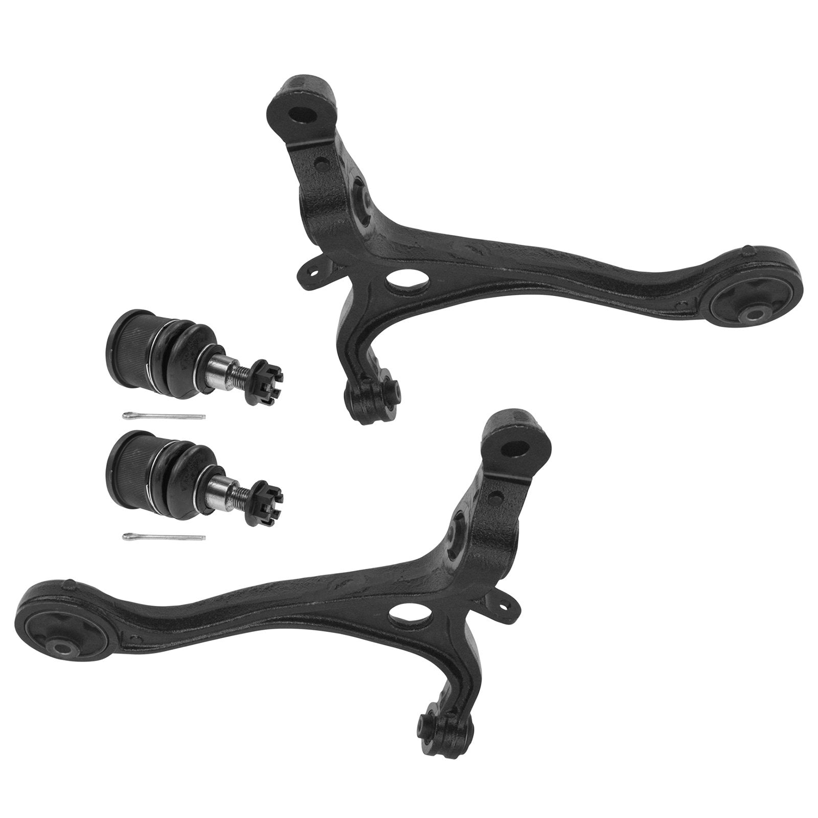 TRQ Front Lower Control Arm with Ball Joint Set Compatible with 2004-2008 Acura TSX 2003-2007 Honda Accord