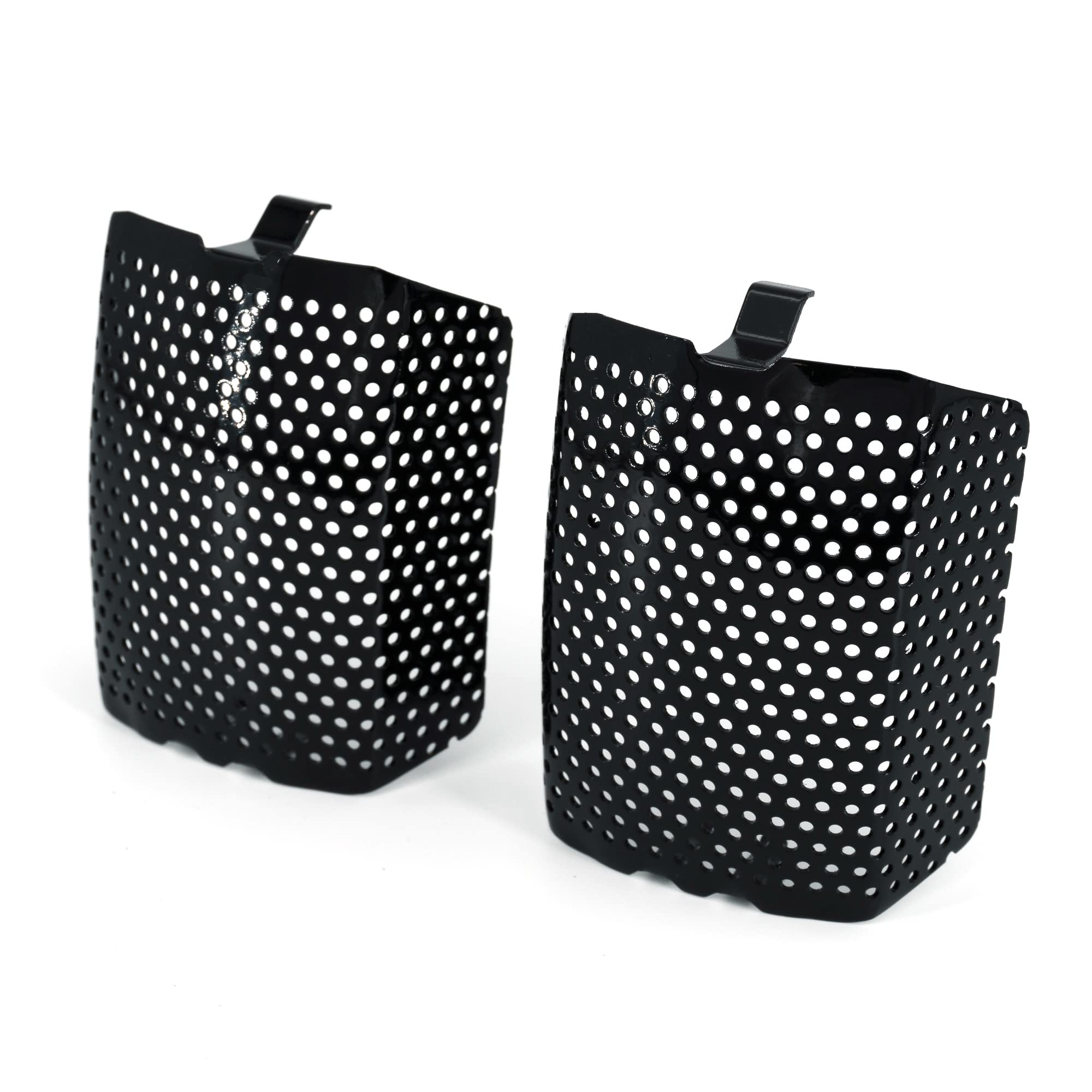 Americruise Motorcycle 1 Pair Black Front Caliper Brake Screen Inserted Covers Caliper Guards for Harley Touring, Road King, Ele