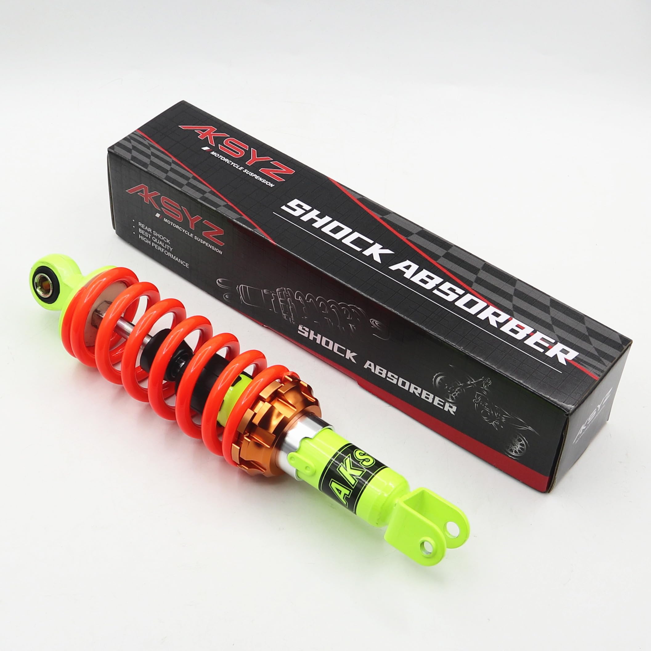 AKSYZ 280mm Motorcycle Rear Suspension Shock Absorber For Honda Navi110 Dio50 Yamaha Bw's50 Aerox50 100 Jog50 Etc 50cc 100cc 125