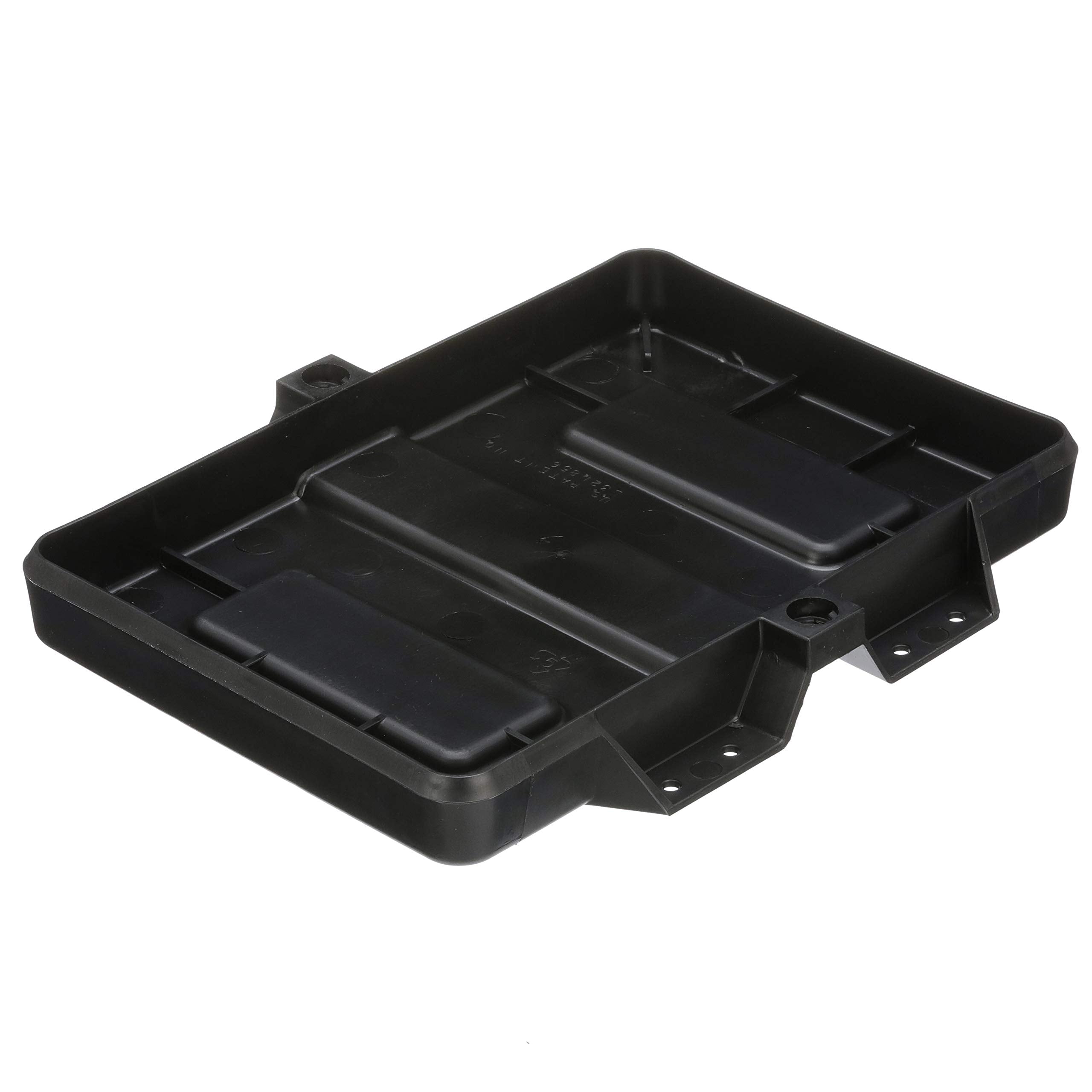 Attwood 9090-5 Adjustable Battery Tray, For 24/24M Series Batteries, Heavy-Duty Black Plastic, Height-Adjustable Crossbar