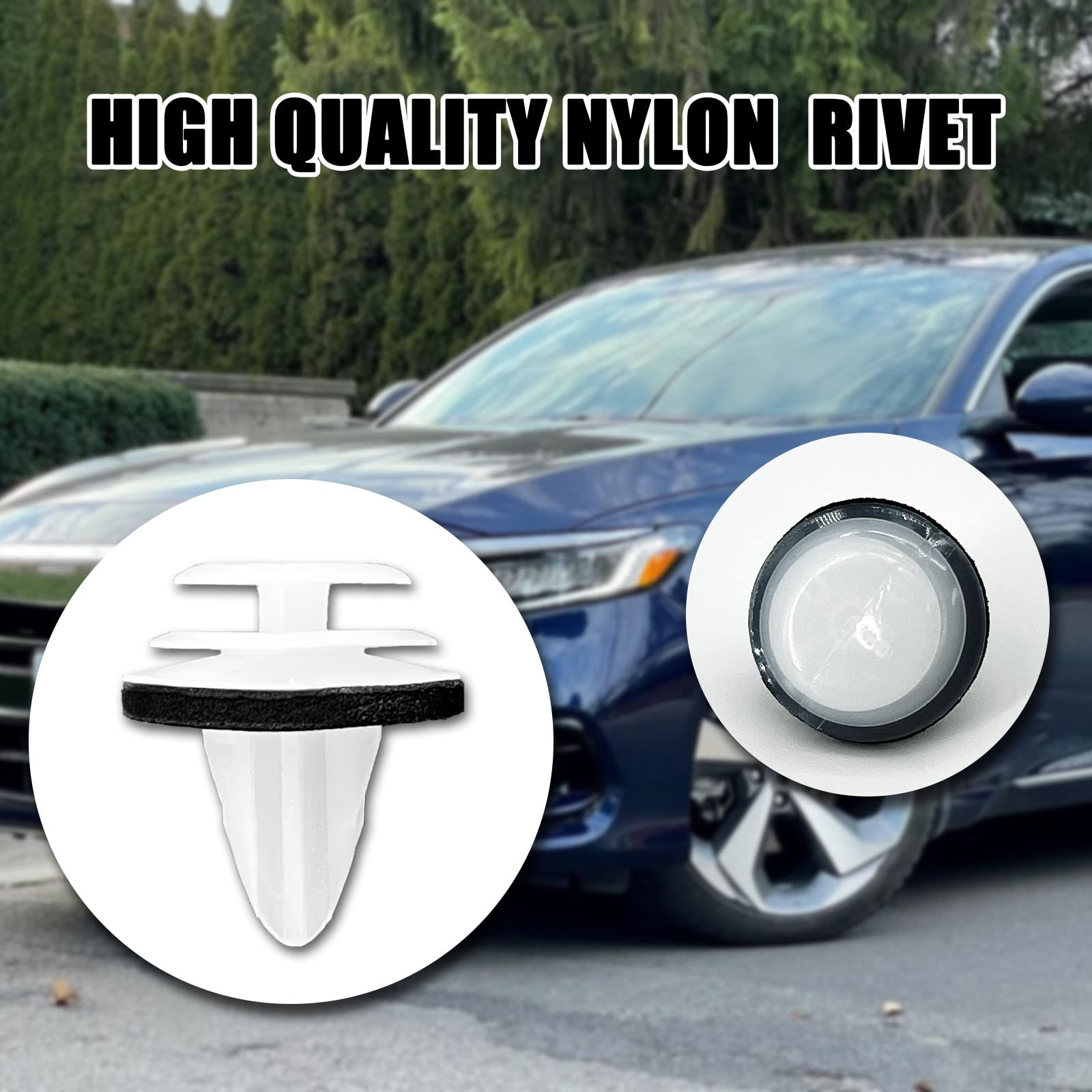 Gistilli 50PCS Door Trim Panel Retainers Clips Compatible with Toyota Camry Tacoma Tundra Sienna Corolla RAV4 Lexus ES350 GX470