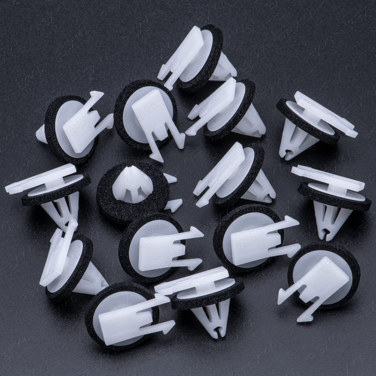 Rexka 15Pcs Body Side Moulding Clips Compatible With Gm 11611375 Cadillac Chevrolet Gmc Ats, Enclave, Escalade Esv, Impala, Silv
