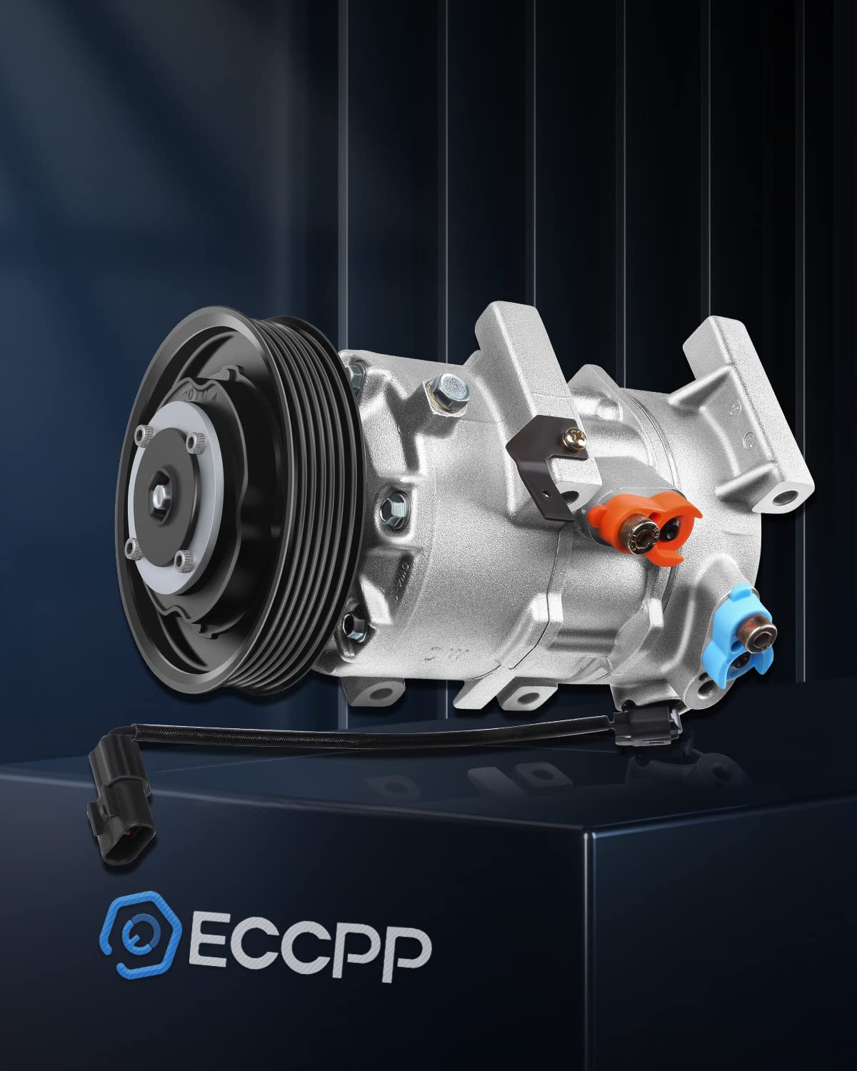 Eccpp Ac Compressor 2012-2017 Fit For Hyundai Accent 2012-2017 For Kia Rio 1.6L Air Conditioning Compressor