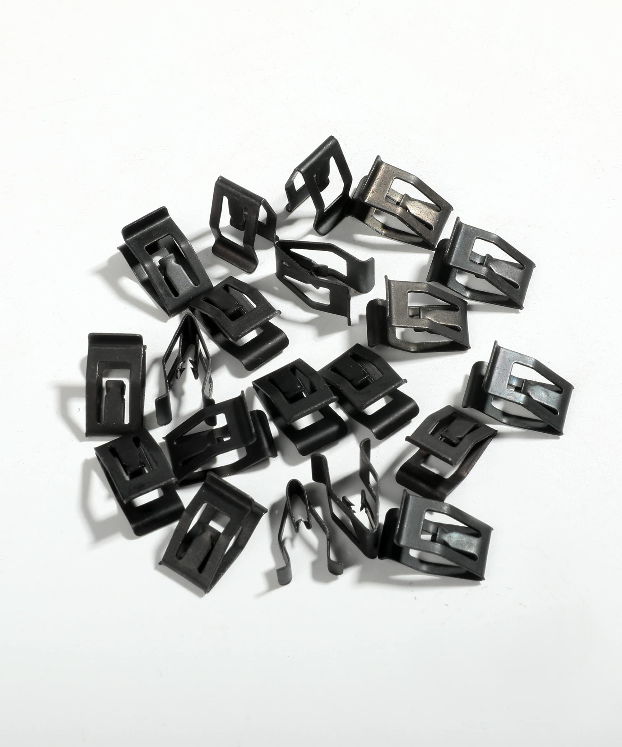 Esewalas 20Pcs Dashboard Trim Clips,Automotive Car Metal Retainer Car Front Console Retainer,Front Console Dash Dashboard Trim, Metal Dash Retainer Clips Replacement For Mose Cars