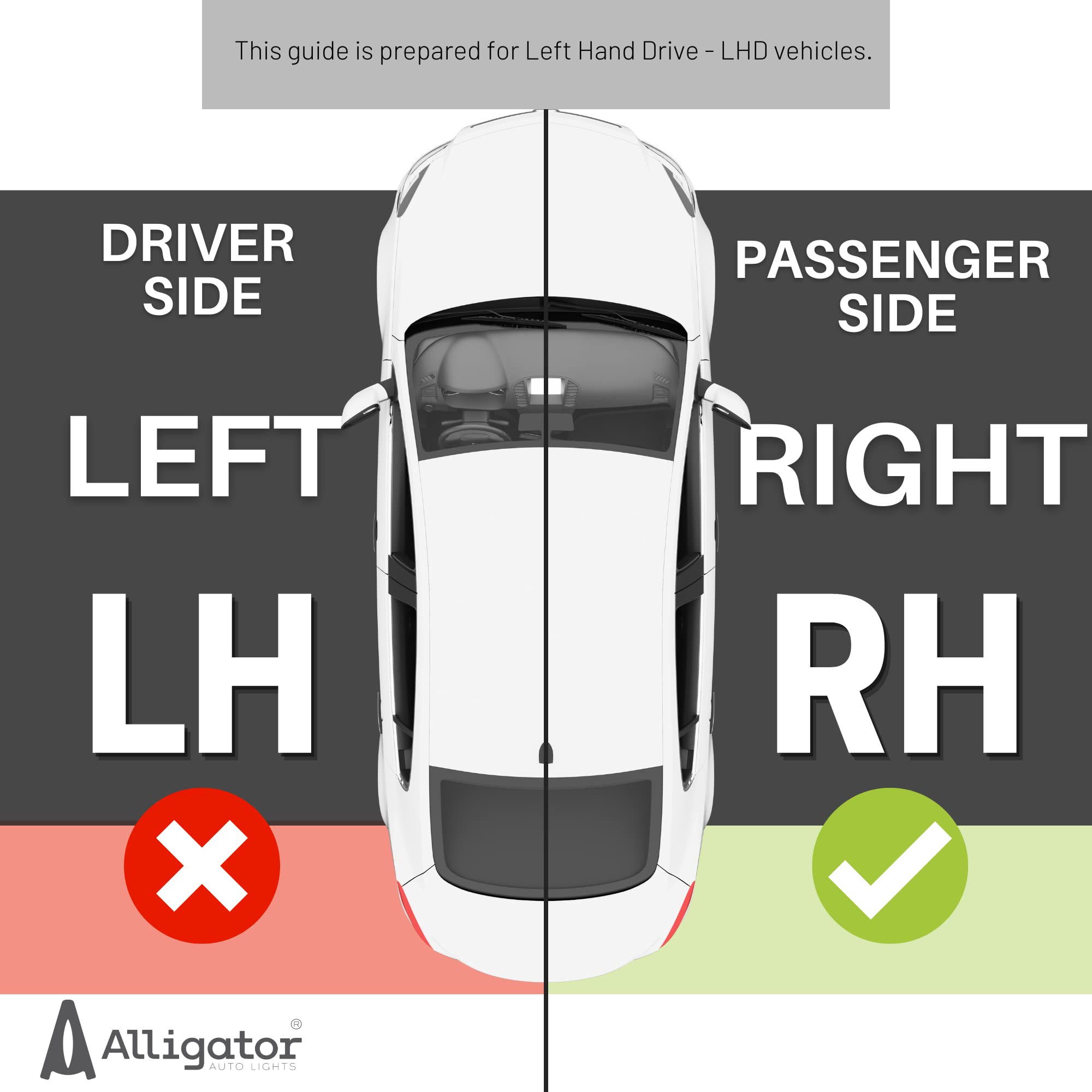 Alligator Auto Lights Replacement For Mitsubishi Eclipse 2003-2005 Headlight Headlamp Assembly With Bulb Right/Passenger Side Mr