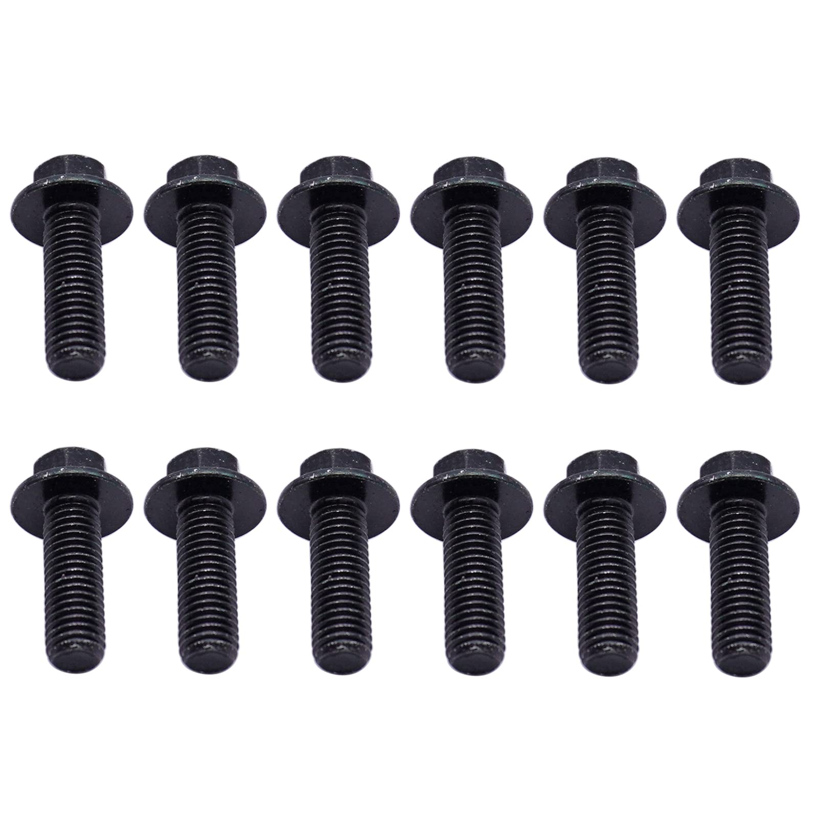 Habiiid Exhaust Manifold Bolts, Manifold Header Bolts For Gm Ls1 Ls3 Ls2 Lsx Lt Series Engines Replaces Ict Billet 551696 12 Pcs