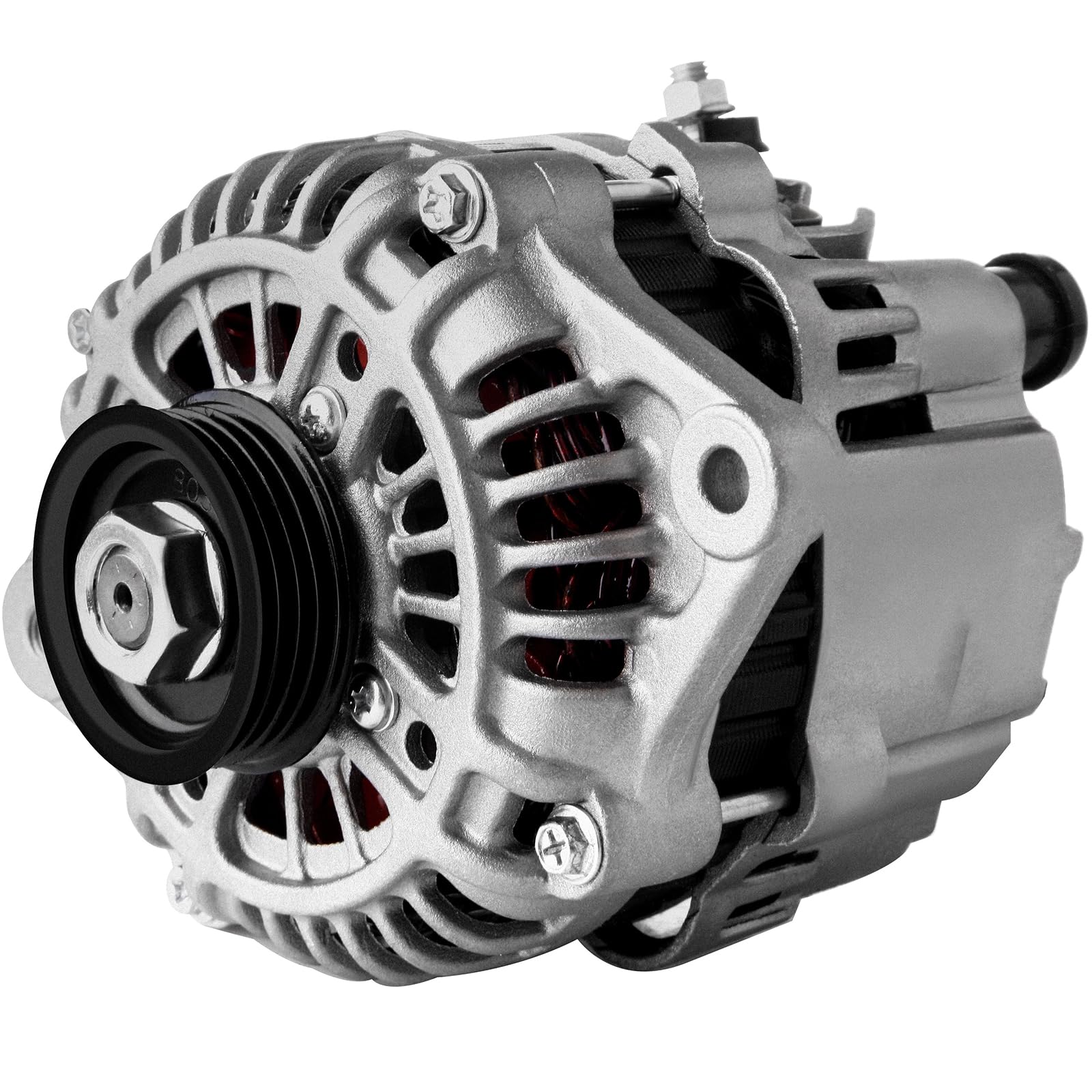 SCITOO Alternator Fit for Mazda Protege 1.8L 2.0L 1999-2003 - 12V 80 Amp CW 4-Groove Pulley, Replace OE 13719 AMT0107 A2TB0191 A