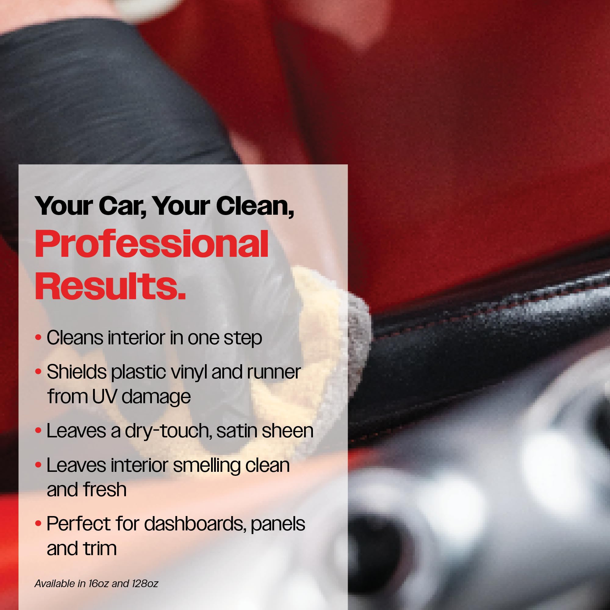 Malco Clean & Shine Interior Car Cleaner And Dressing - Restore Leather, Plastic And Vinyl Surfaces In Your Vehicle/Clean, Condi