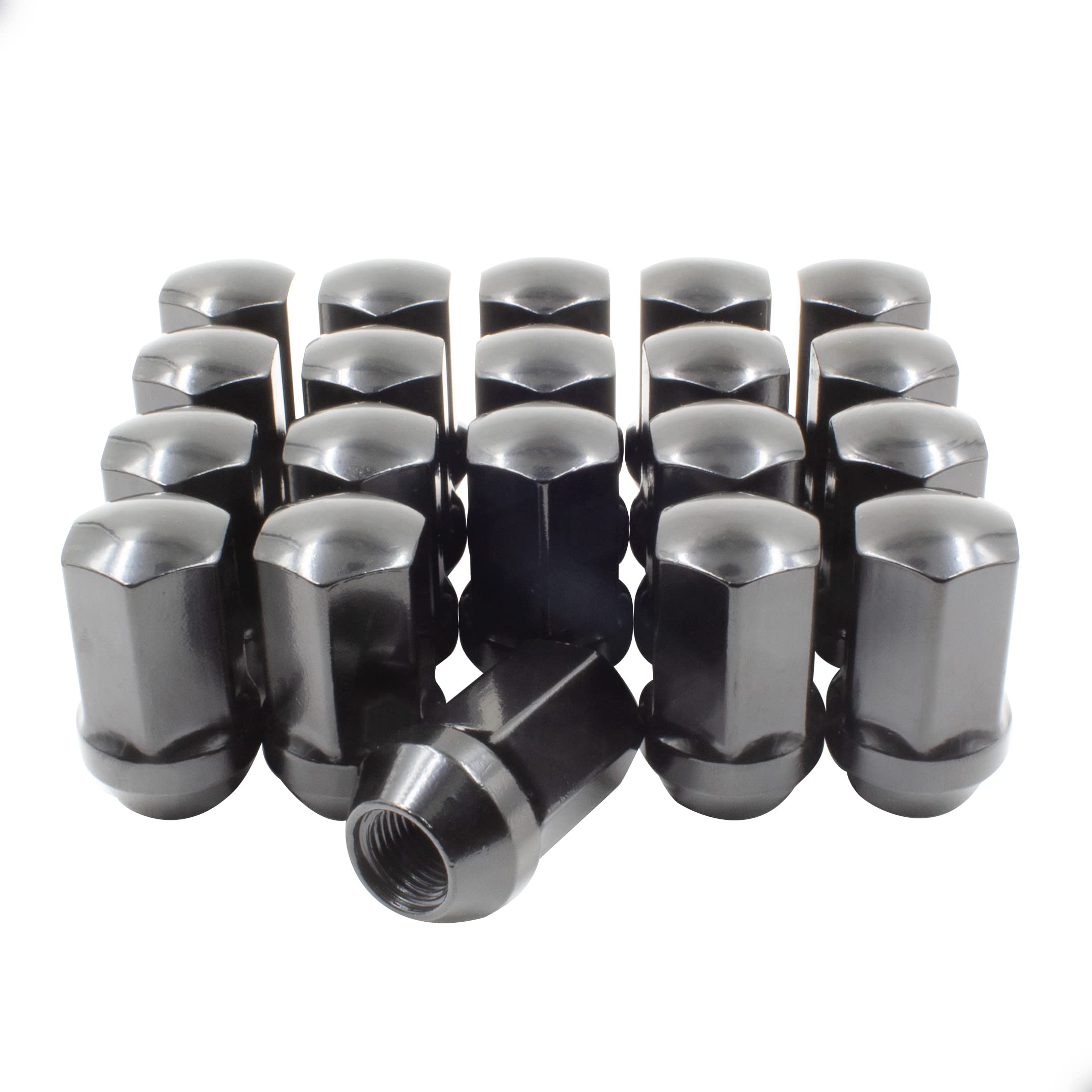 Oem Style Lug Nut 1/2' Black Lug Nuts Fits Jeeps Prior To 2018 Using Jeep Wheels (2018-2022) Fits Ram Prior To 2001 Using Ram Wheels (After 2001) Wheel Lug Nut (20)