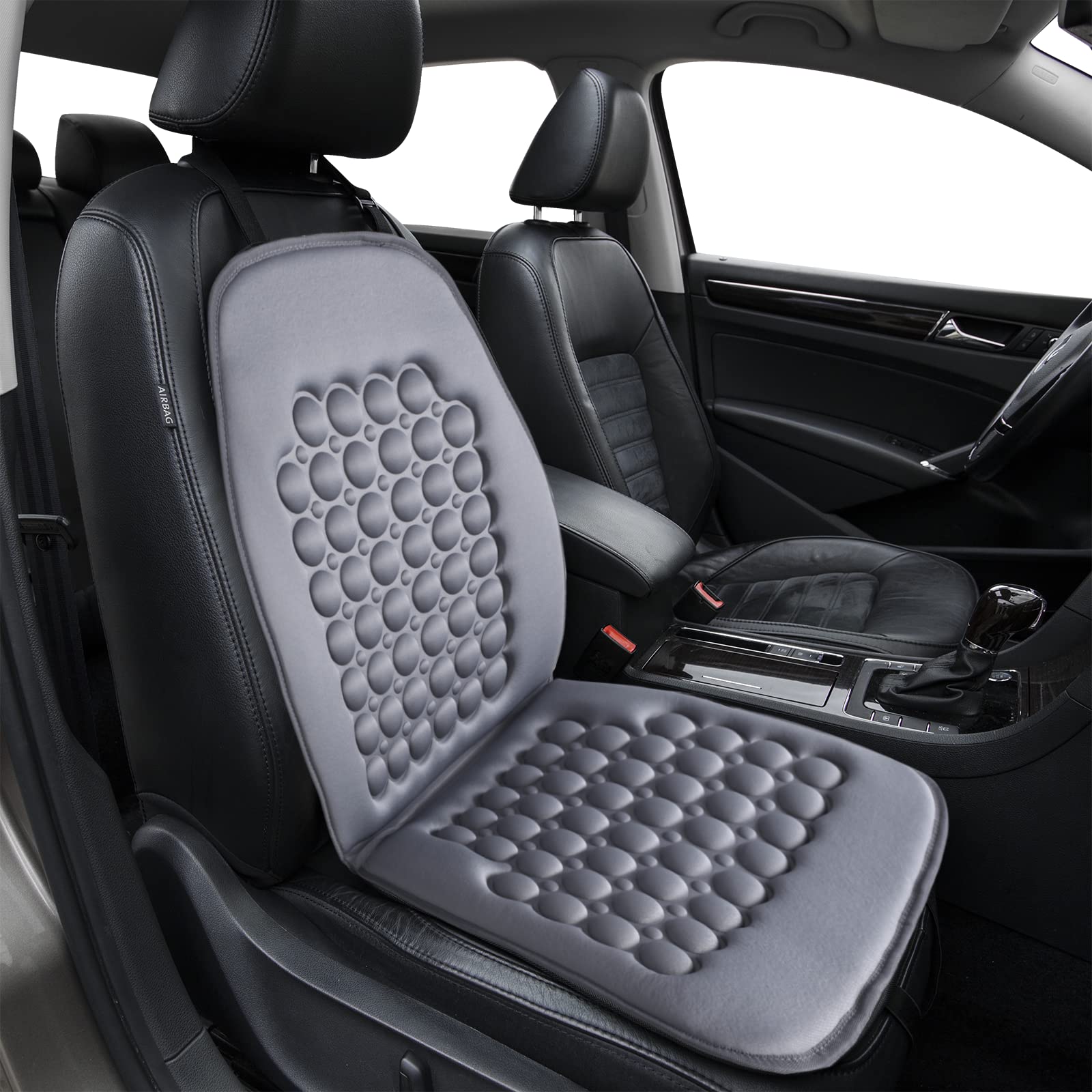 Fremont Auto Car Seat Cover Breathable Seat Protector- Made With Premium Polyester Fiber And Massage Magnet Bubble Cushion -Adju