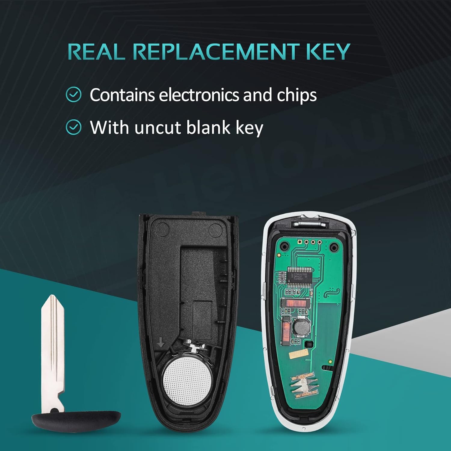 Helloauto Key Fob For Ford Explorer Edge, For 2011-2015 Flex Taurus 2013-2019, For Expedition Focus Lincoln Mks Mkt Mkx Navigato