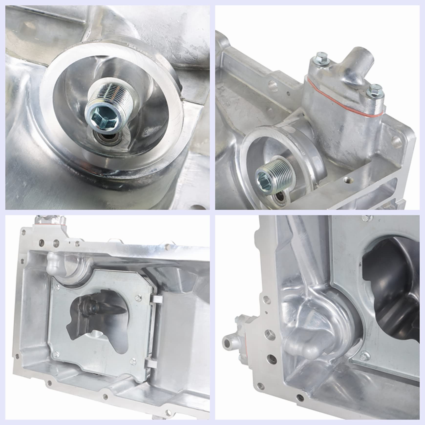 Silscvtt Engine Oil Pan Replacement for Chevy Tahoe 2001-2006 Replacement for GMC Yukon 2000 4.8L 5.3L 6.0L 264-135 GMP53A