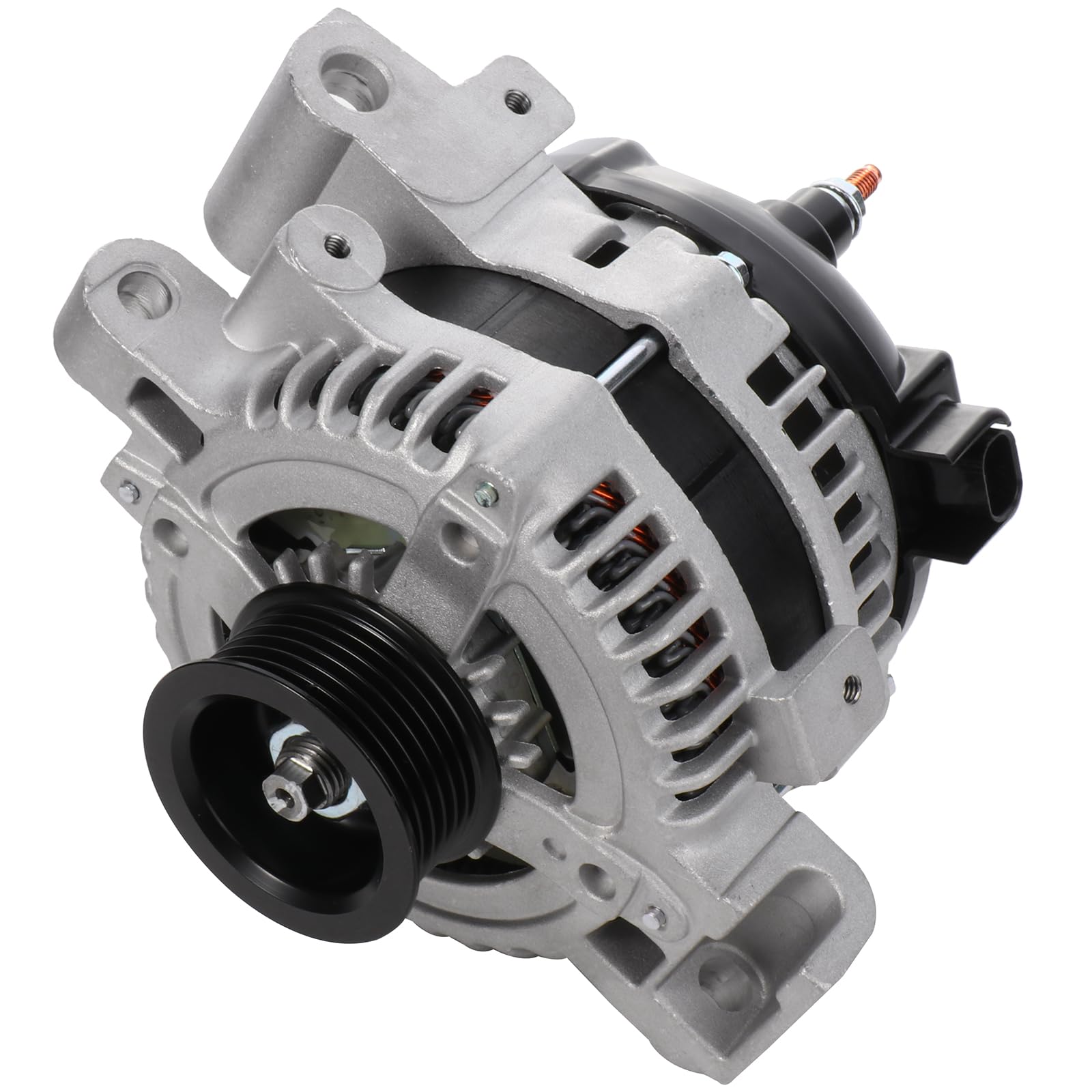 SCITOO Alternator Fits for Cadillac CTS 2004 2005 2006 2007, 2.8L 3.6L - 12V 140Amp CW 6-Groove Pulley, Replace OE 11044 104210-