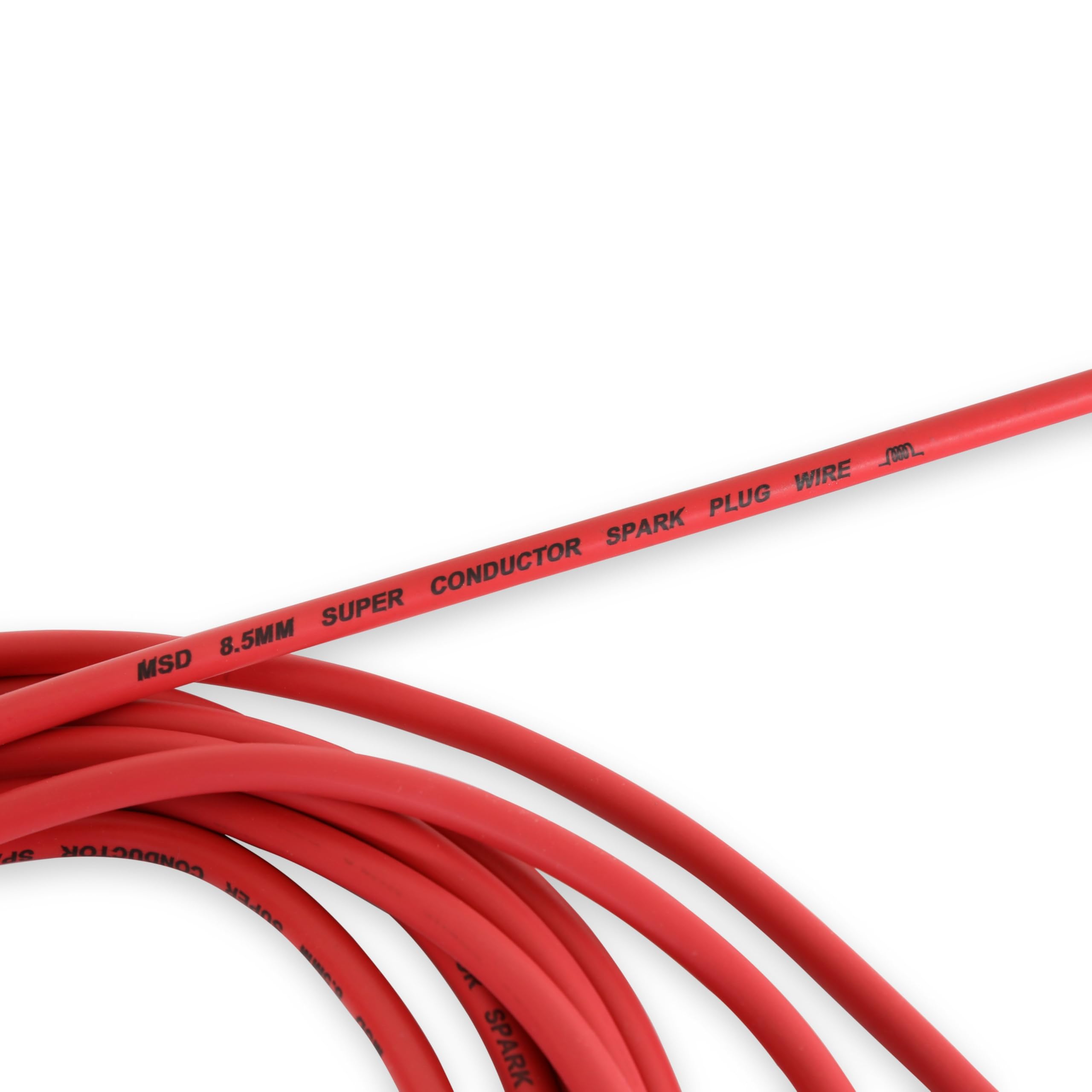 Msd 35659 Super Conductor Spark Plug Wire Set, Red