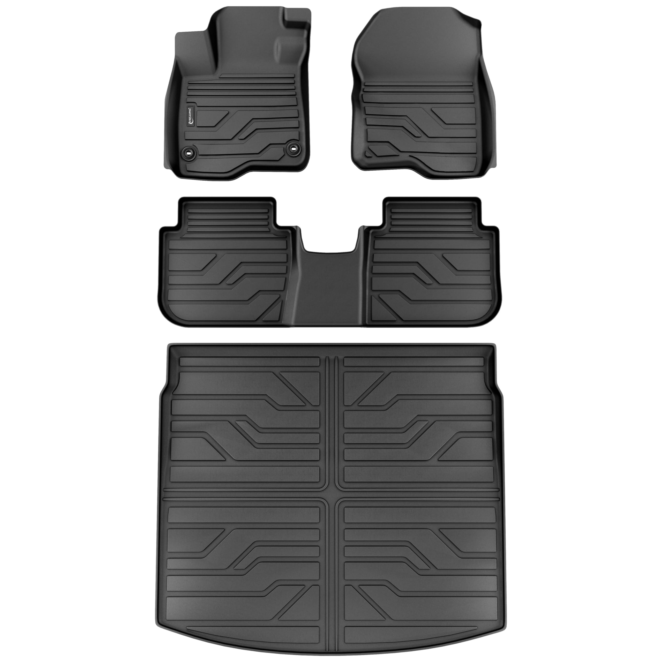Karpal Floor Mats Cargo Liner Fit For 2023 2024 2025 2026 Honda Crv (Include Crv Hybrid), Tpe All Weather Floor Liners Cargo Mat