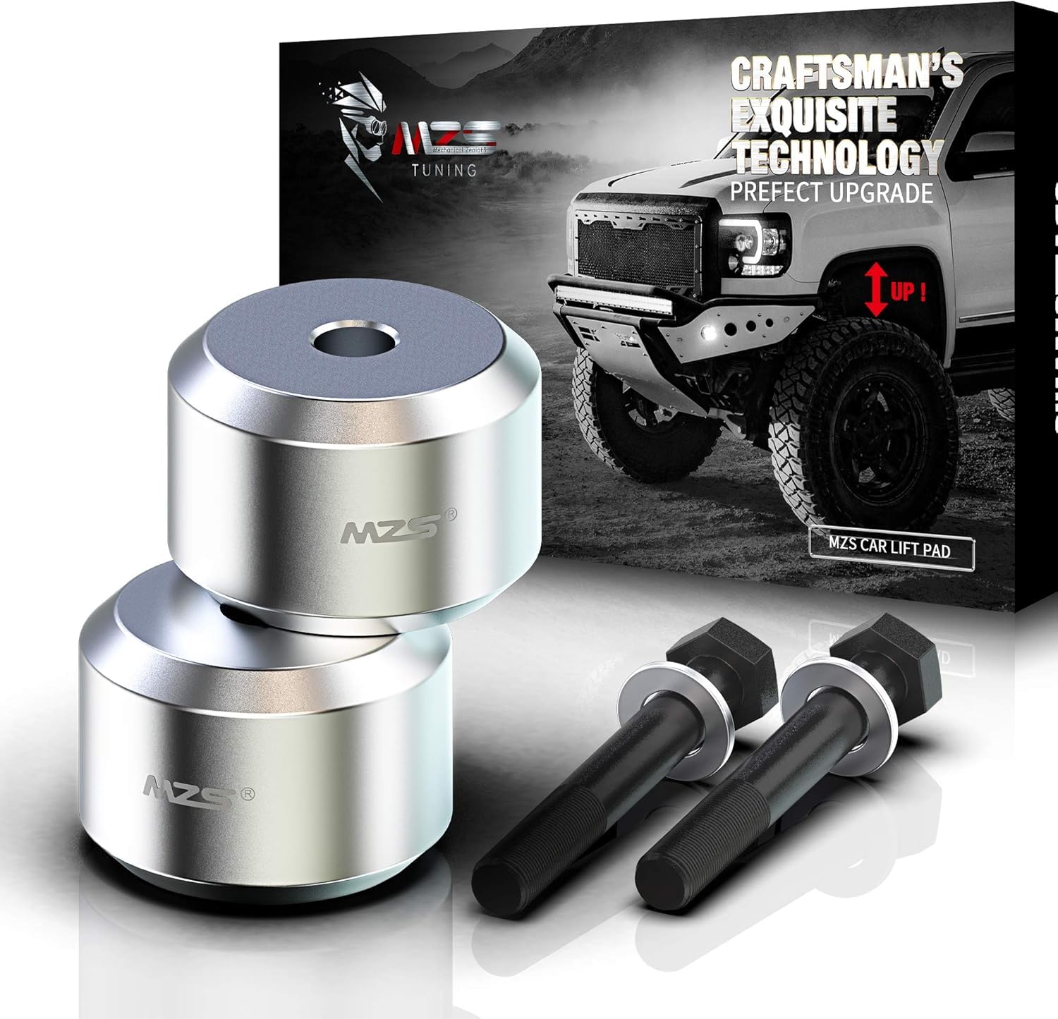 MZS 3 Leveling Kit Front Coil Spring Suspension Lift Strut Spacers Compatible with 2005-2026 F250 F350 Super Duty 4WD