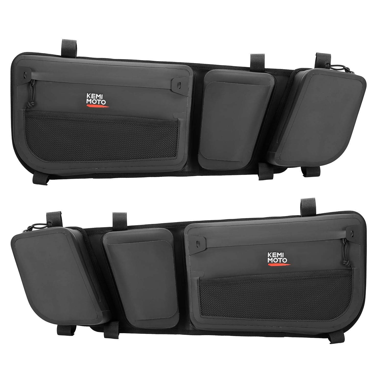 KEMIMOTO X3 Door Bags, Updated TPU IPX6 Water Repellent Zipper Storage Bags Compatible With Can-Am Maverick X3 and MAX models 20