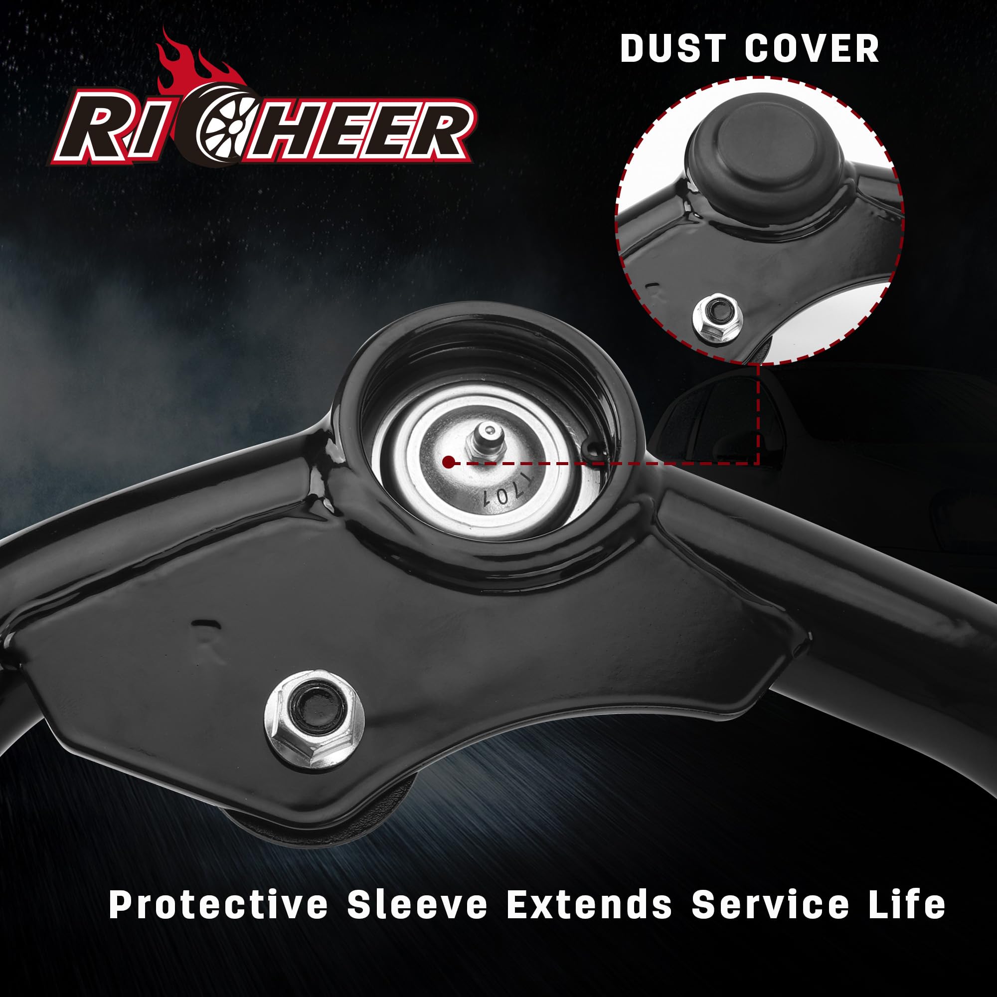 1-3' Front Upper Control Arms For 2005-2016 Frontier/Pathfinder/Xterra, 2Pcs Adaption 1-3' Lift Suspension Kit Adjustable Control Arm, Replacement Oem Factory Suspension Arms