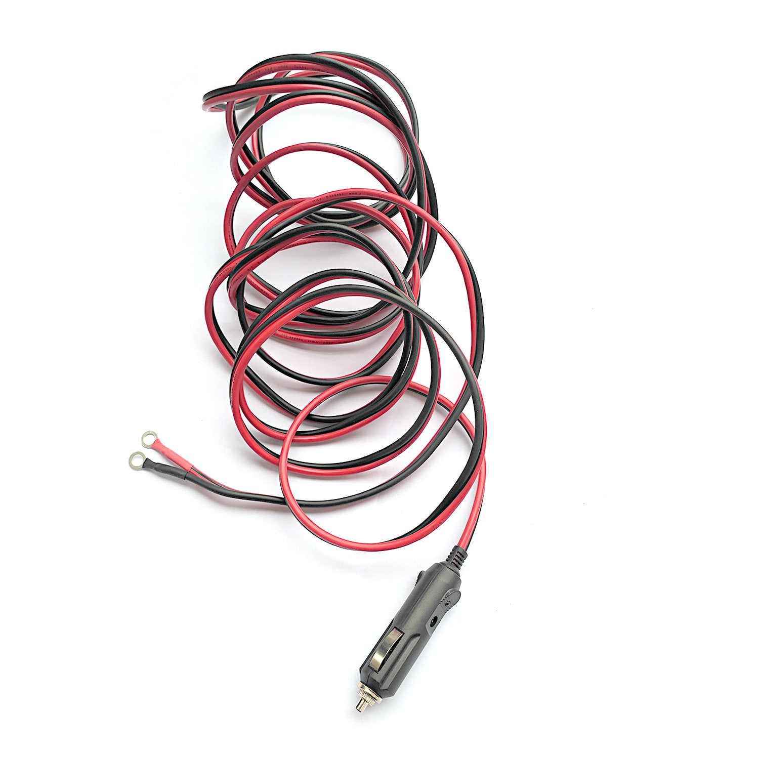 12V 15A Heavy Duty Male To Male Cigarette Plug Cigarette Lighter Adapter Charger Cord With Led Lights And Fuse Protection On Bot