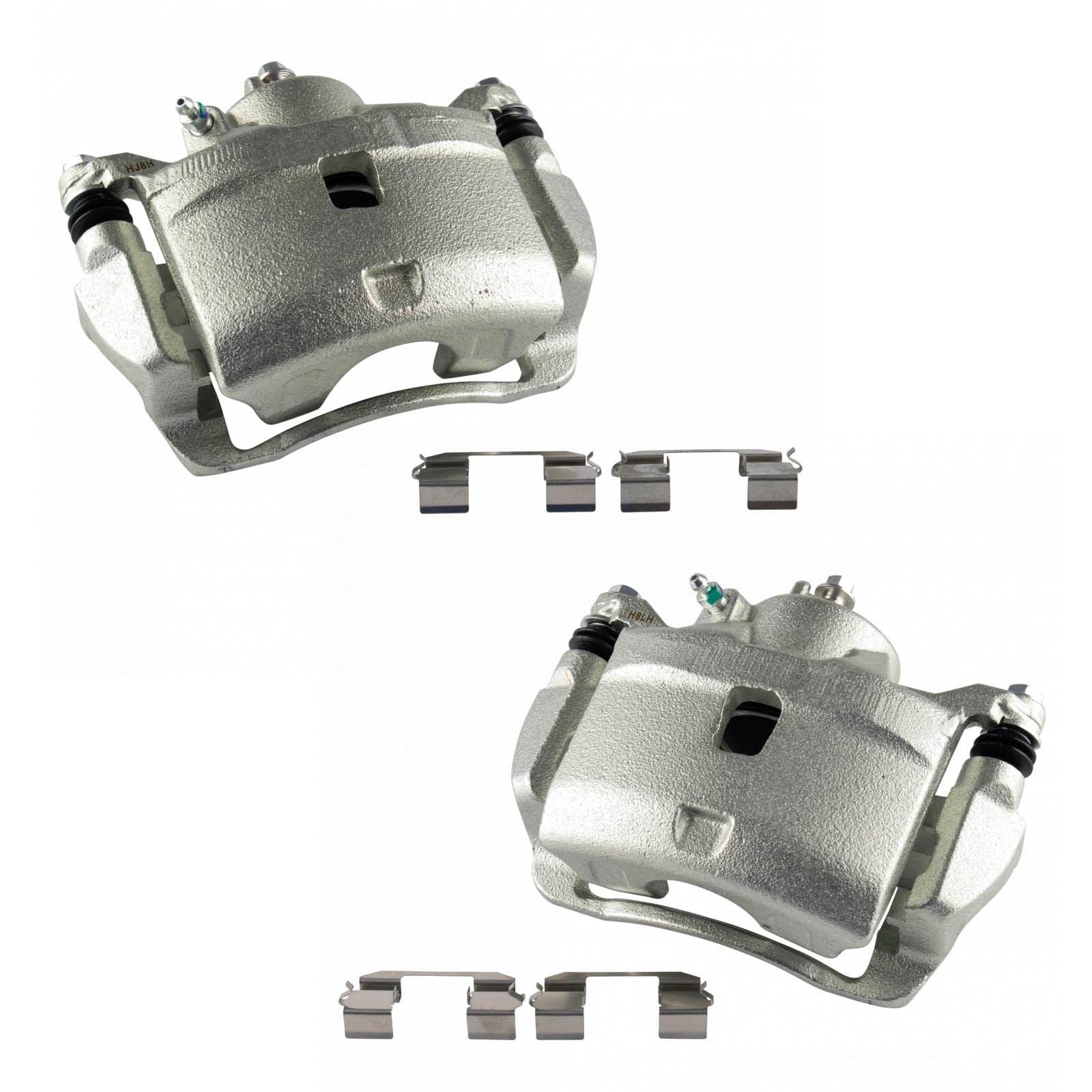 Trq Front Brake Caliper Set Compatible With 2014-2015 Acura Ilx 2003-2017 Honda Accord 2013-2021 Civic